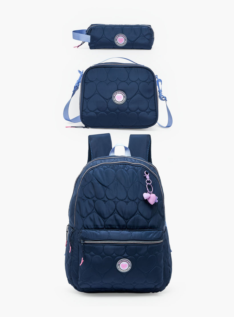 مقلمة مبطنة سادة بقسمين من مارشميلو-school-stationery-pencilcases-image-8