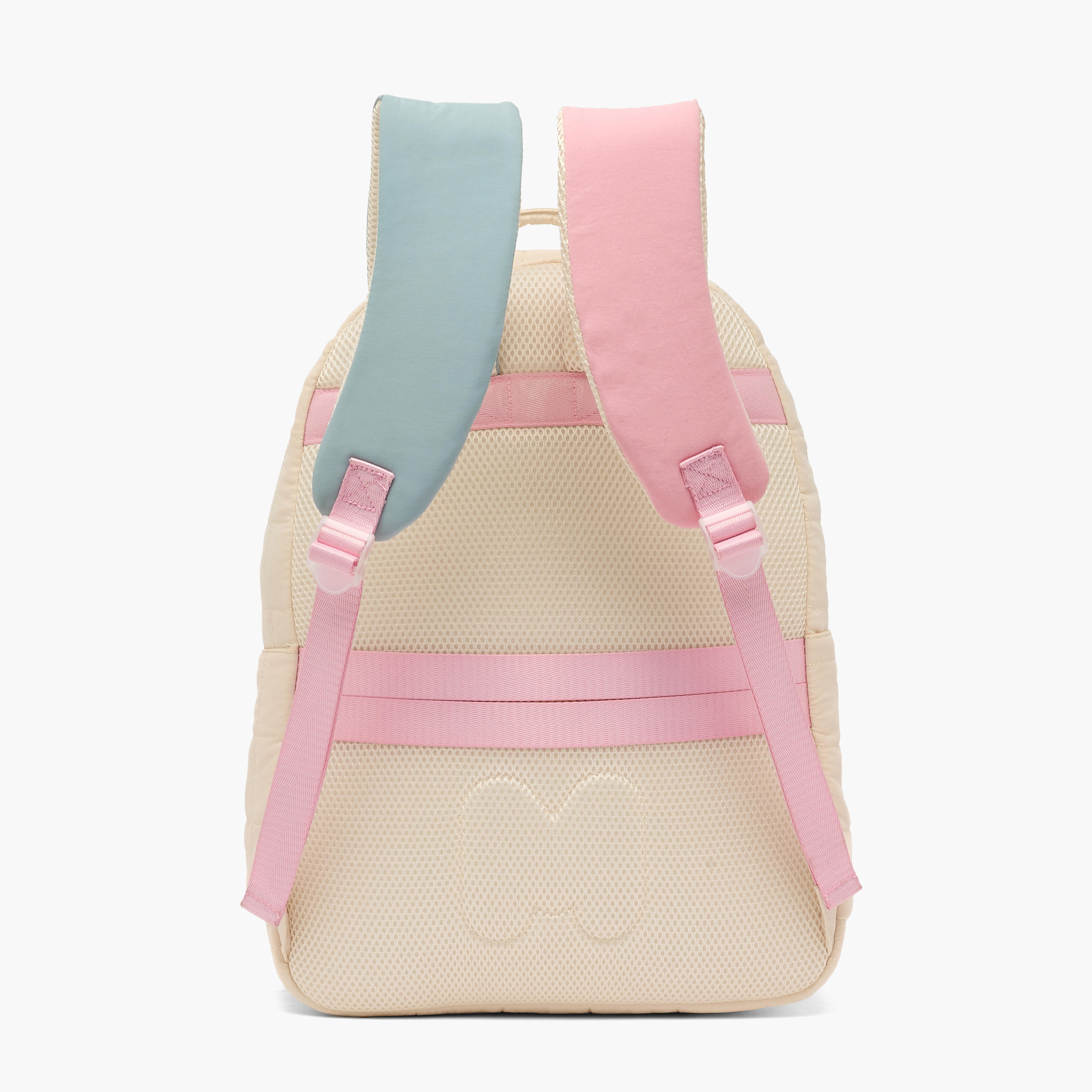 MARSHMALLOW Star Applique Backpack for Girls 8-12 Years with Adjustable Straps - 17 inches-school-bagsandbackpacks-backpacks-image-7