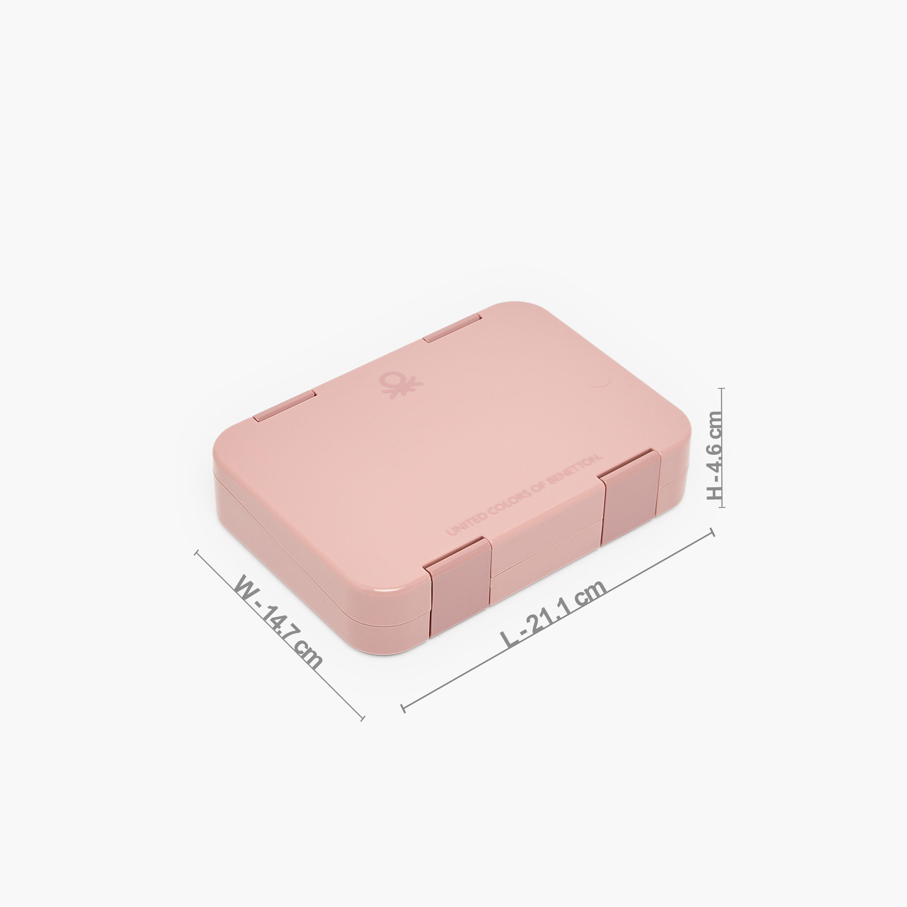 United Colors of Benetton Solid Lunch Box for Girls with Clip Lock Lid - 810 ml-school-lunchessentials-lunchboxes-image-9