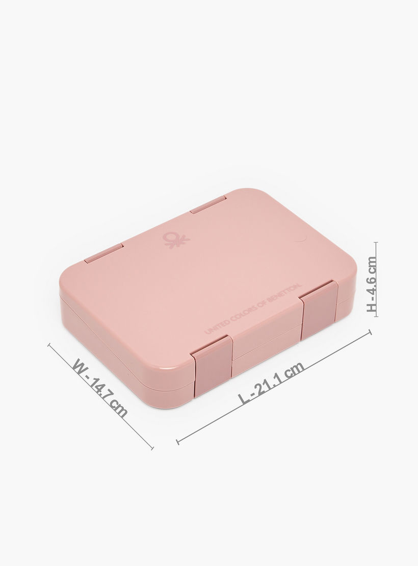 United Colors of Benetton Solid Lunch Box for Girls with Clip Lock Lid - 810 ml-school-lunchessentials-lunchboxes-image-9