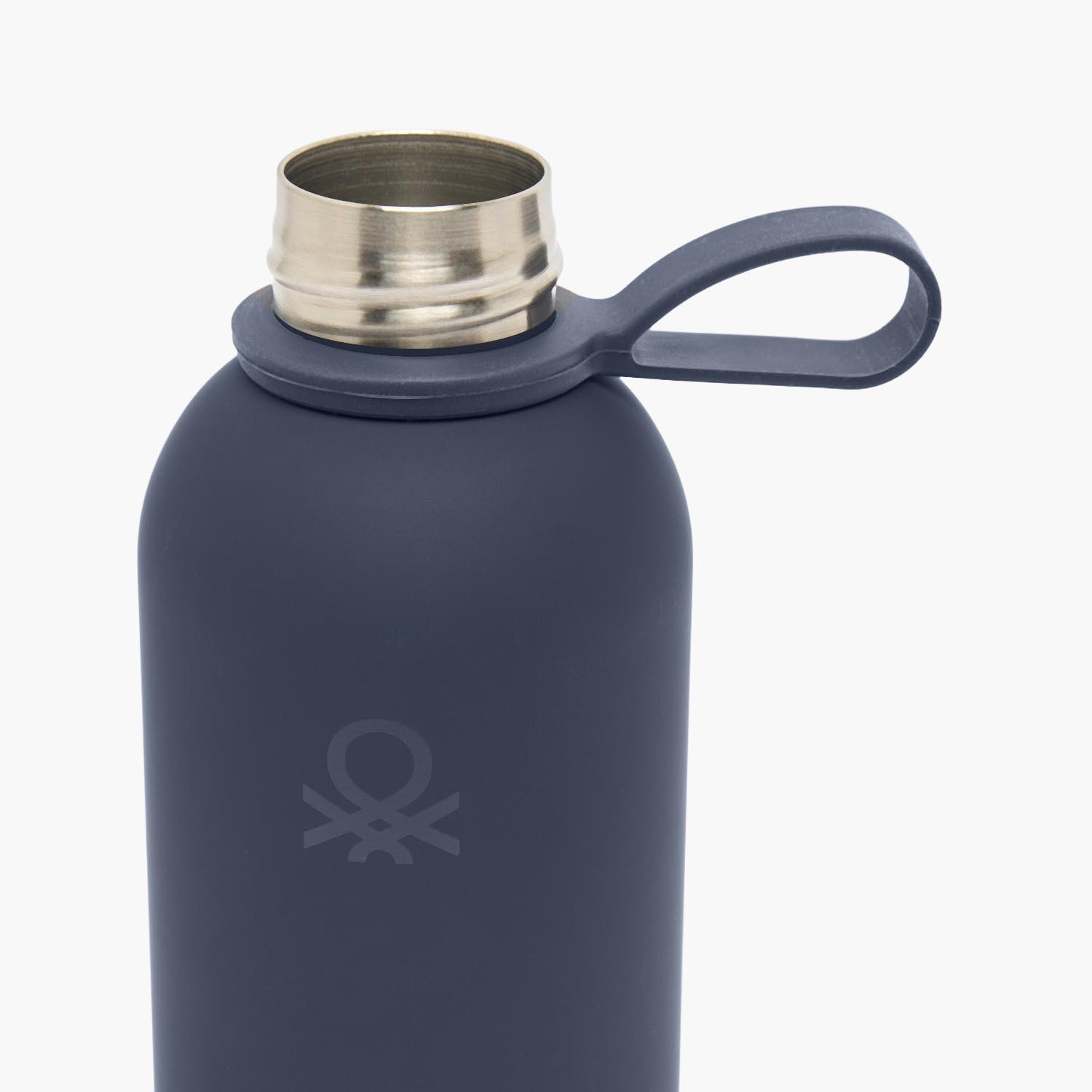 United Colors of Benetton Solid Stainless Steel Water Bottle with Wide Mouth and Carry Loop - 500 ml-school-waterbottles-image-4