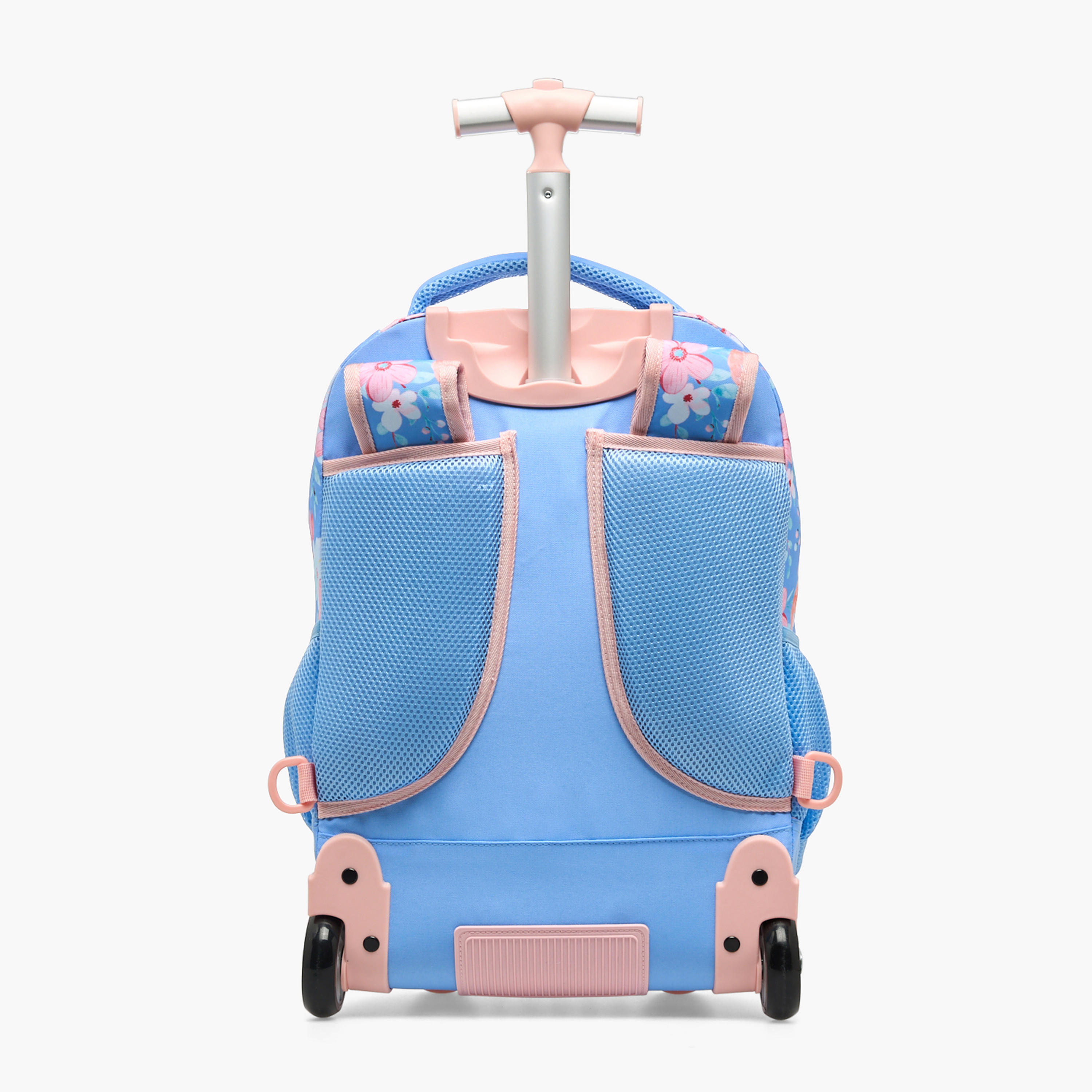 Sensazioni Floral Print Trolley Bag for Girls 8-13 Years with Shoulder Straps - 19 inches-school-bagsandbackpacks-trolleybags-image-8