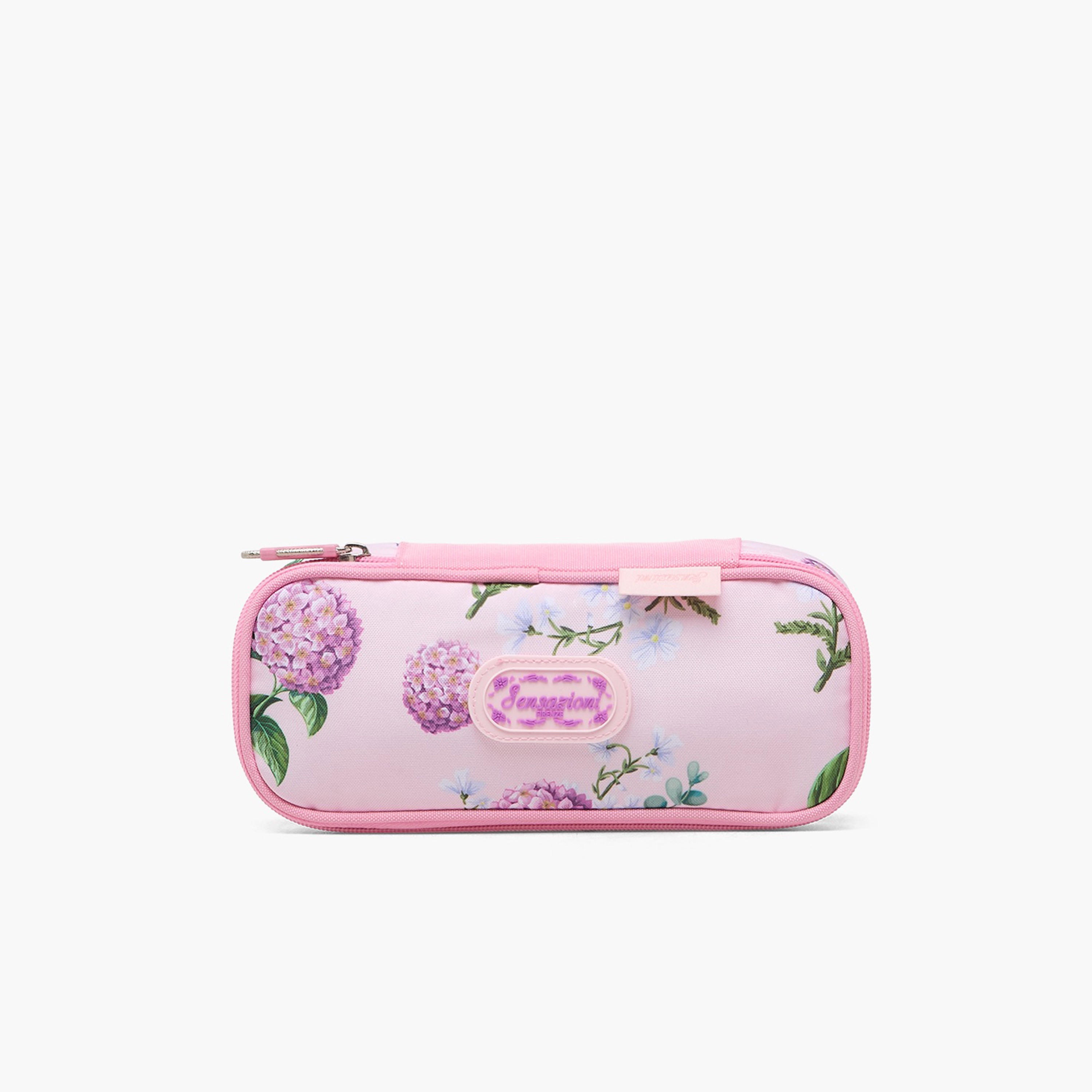 Sensazioni Floral Print Pencil Pouch with Zip Closure-school-stationery-pencilcases-image-1