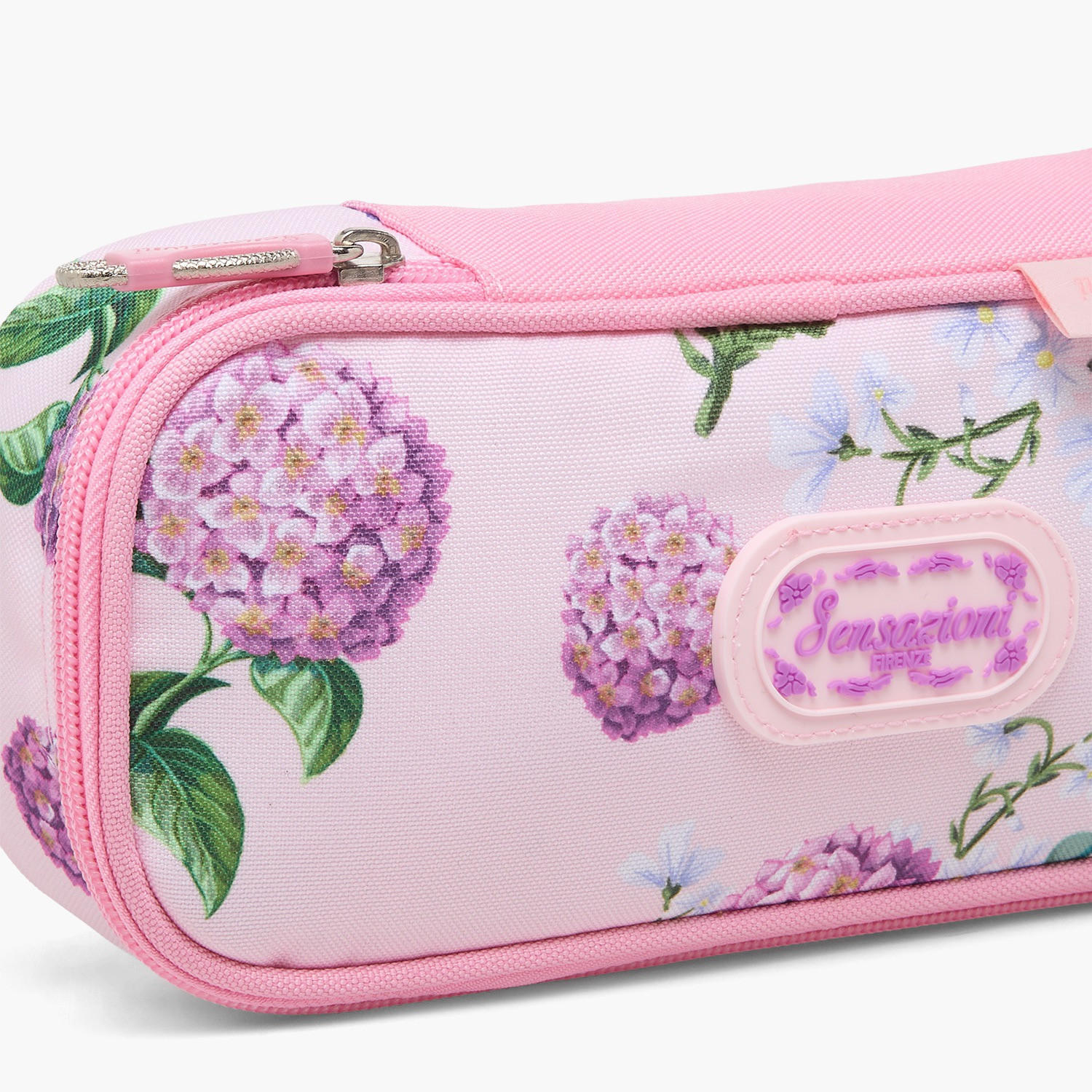 Sensazioni Floral Print Pencil Pouch with Zip Closure-school-stationery-pencilcases-image-5