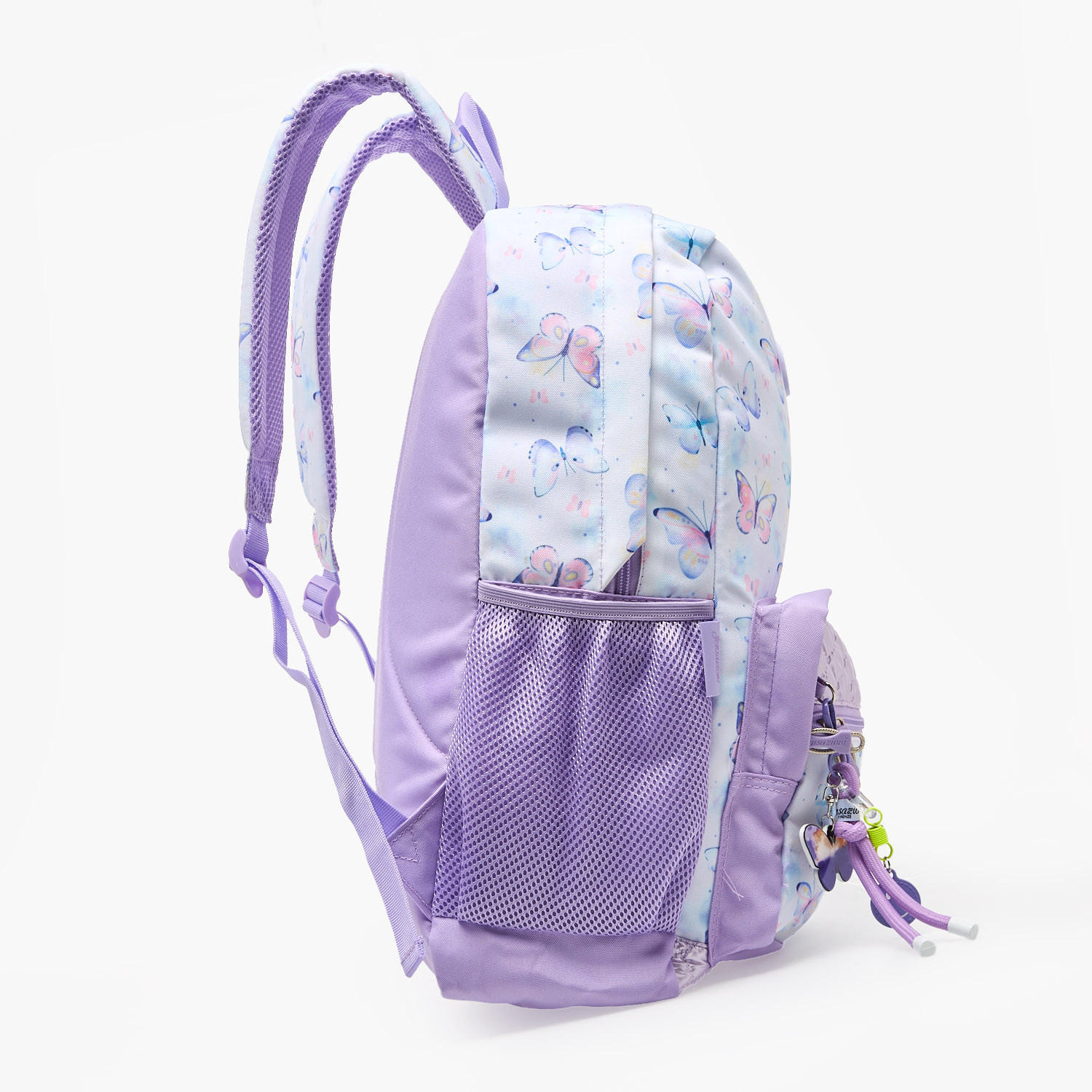 شنطة ظهر بطبعة فراشة للبنات من 8 إلى 13 سنة مع جيب قارورة مياه من سينسازيوني - 18 بوصة-school-bagsandbackpacks-backpacks-image-7