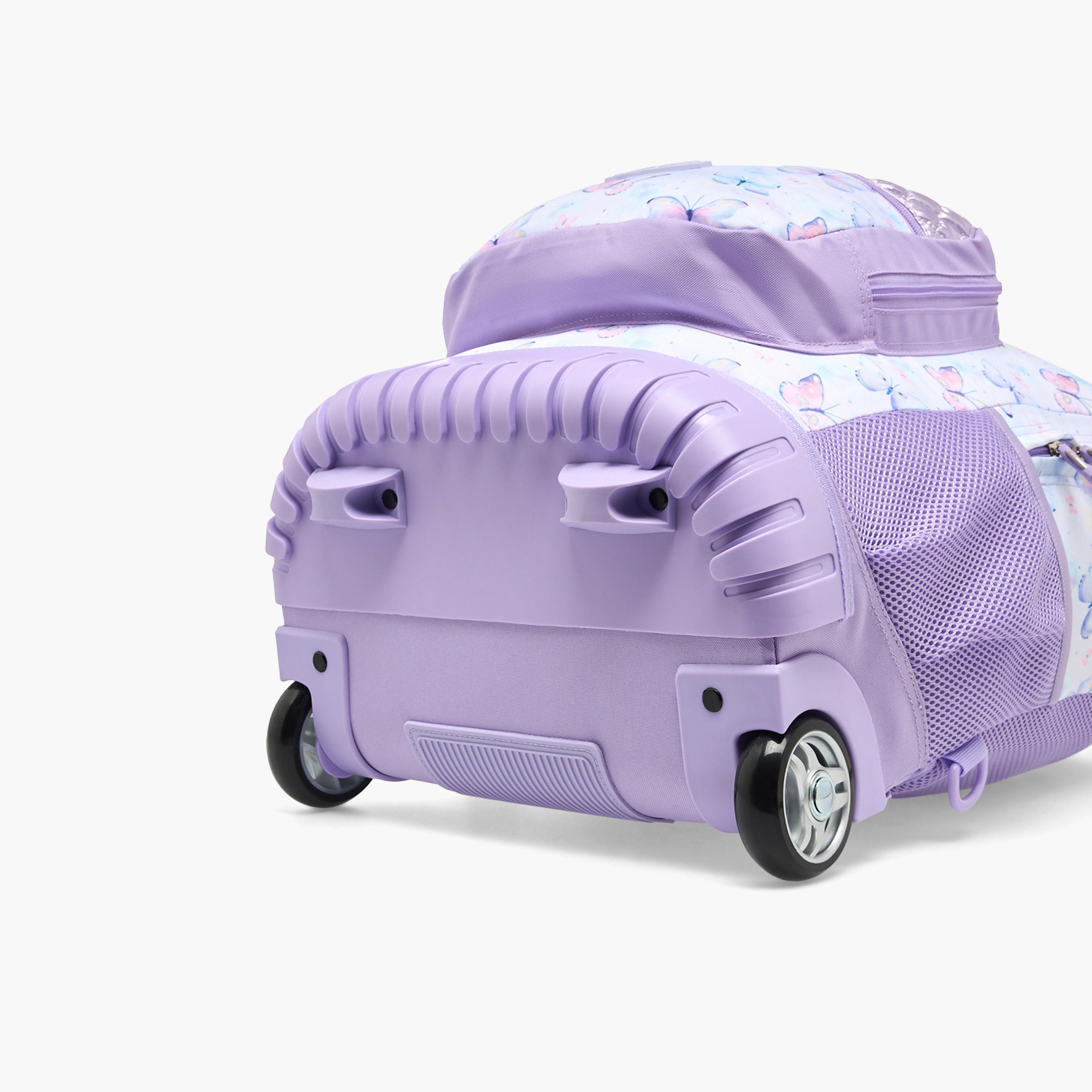 Sensazioni Butterfly Print Trolley Bag for Girls 8-13 Years with Adjustable Straps - 19 inches-school-bagsandbackpacks-trolleybags-image-10