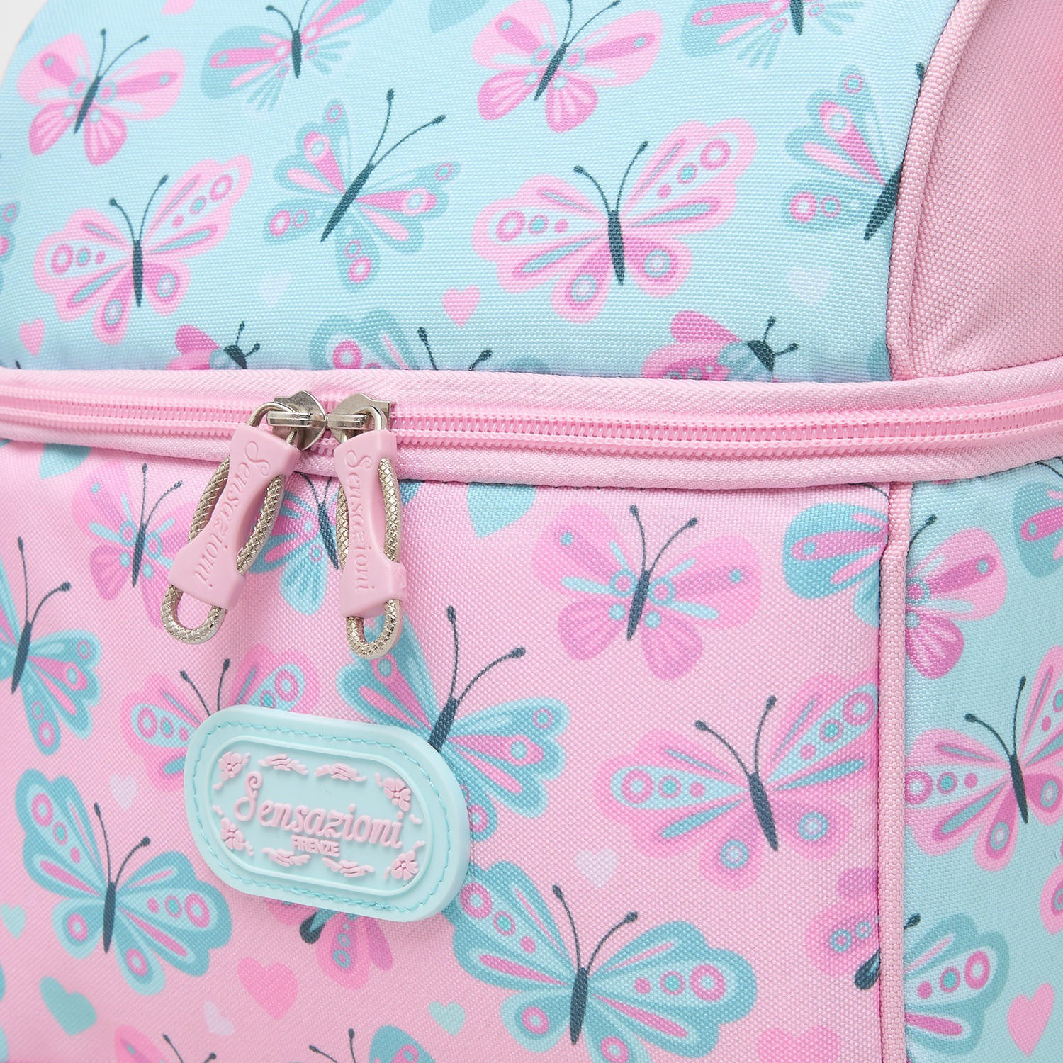 Sensazioni Butterfly Print Lunch Bag for Girls 8-13 Years with Insulation-school-lunchessentials-lunchbags-image-3