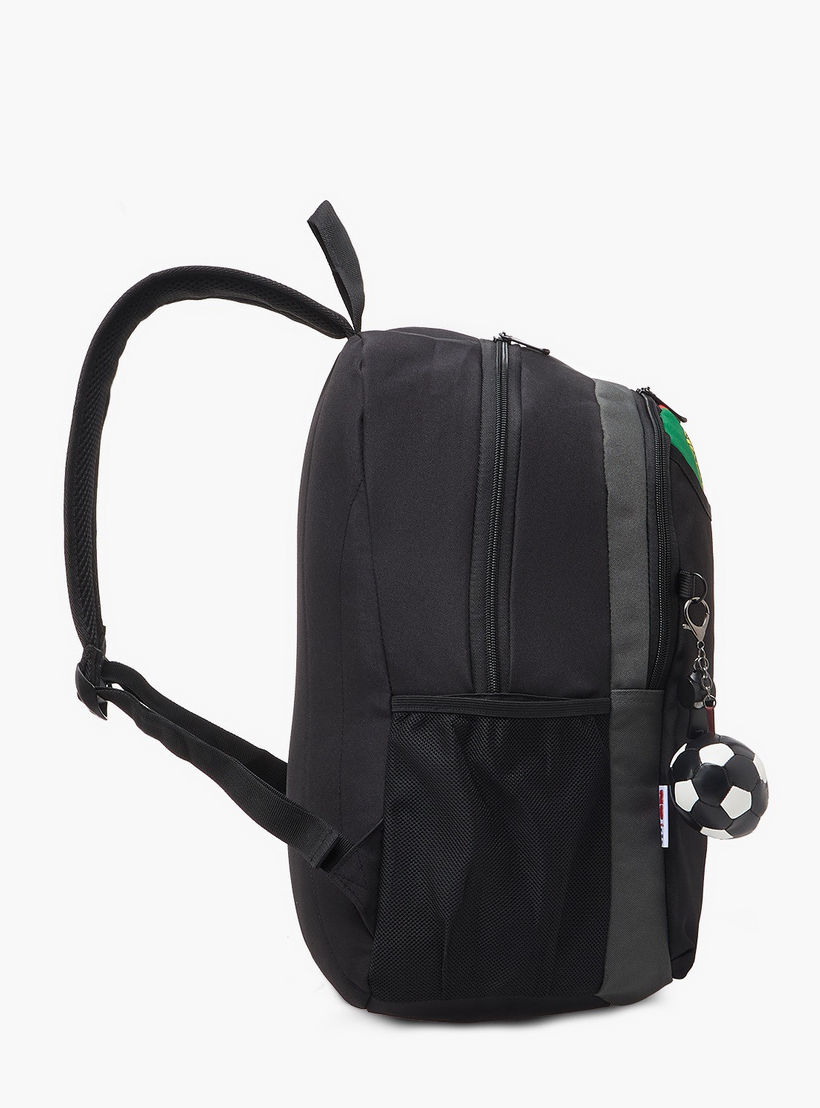 Unique-O Football Print Backpack for Boys 8-13 Years with Adjustable Shoulder Straps - 18 inches-school-bagsandbackpacks-backpacks-image-10