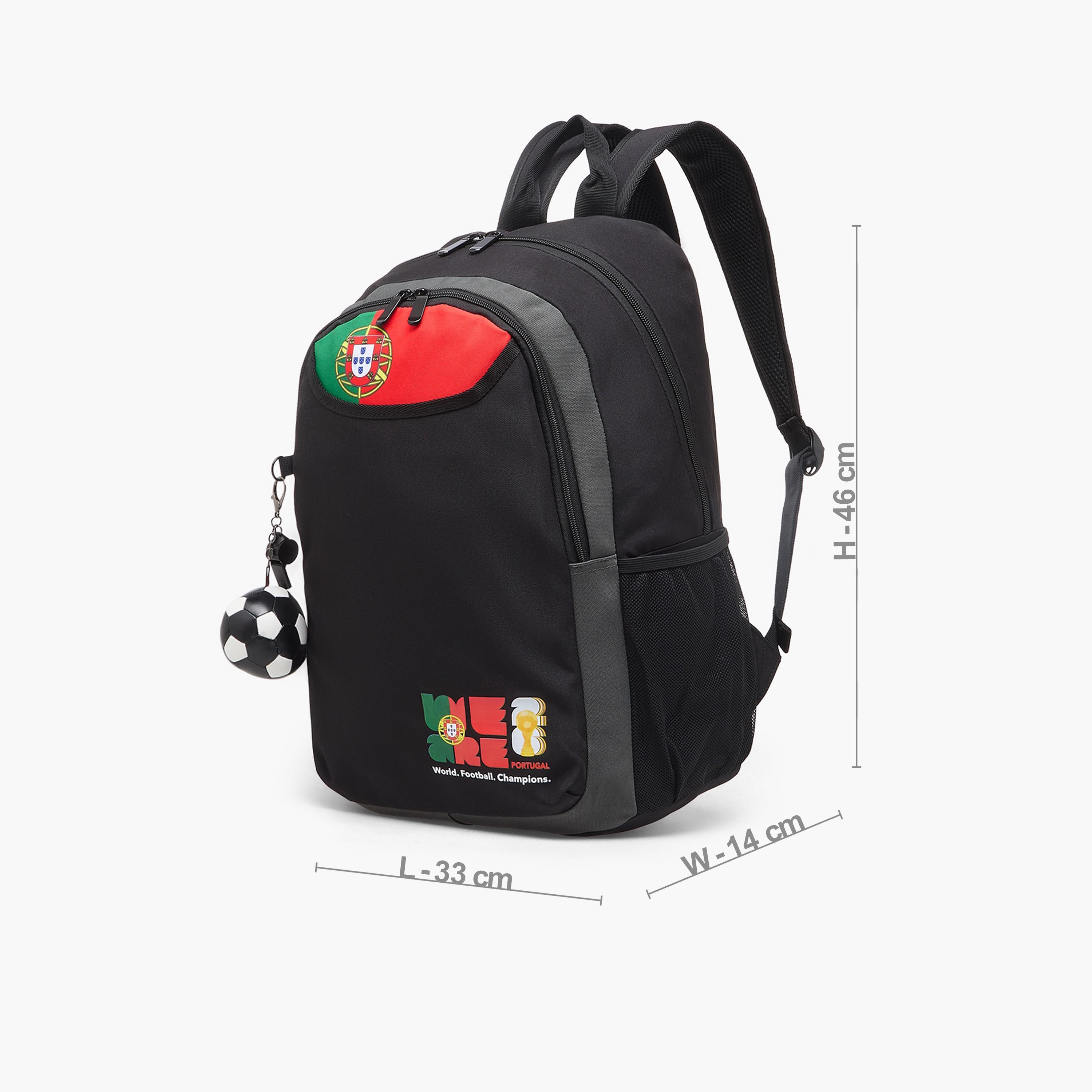 Unique-O Football Print Backpack for Boys 8-13 Years with Adjustable Shoulder Straps - 18 inches-school-bagsandbackpacks-backpacks-image-9
