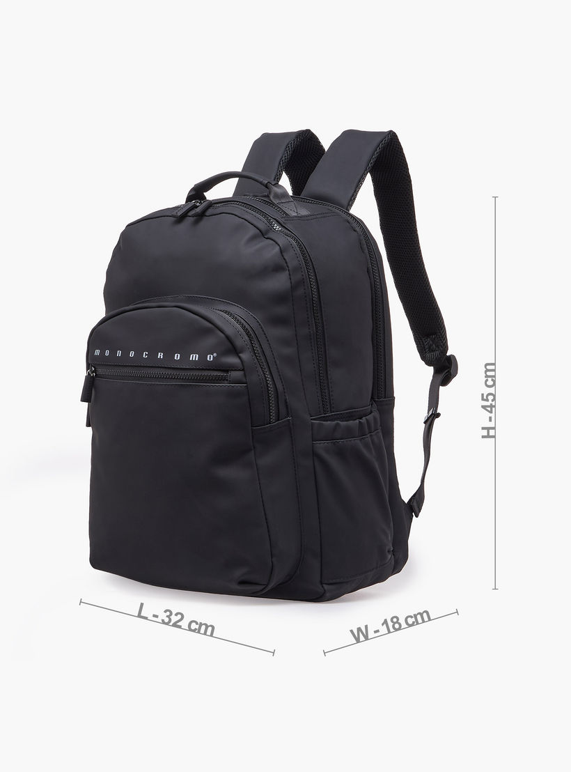 Monocromo Solid Backpack for Boys 8-13 Years with Padded Shoulder Straps - 18 inches-school-bagsandbackpacks-backpacks-image-8
