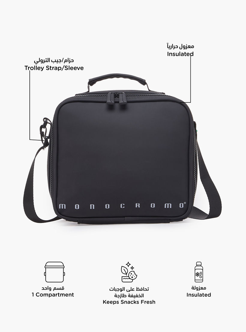 Monocromo Solid Lunch Bag for Boys 8-13 Years with Adjustable Strap-school-lunchessentials-lunchbags-image-2