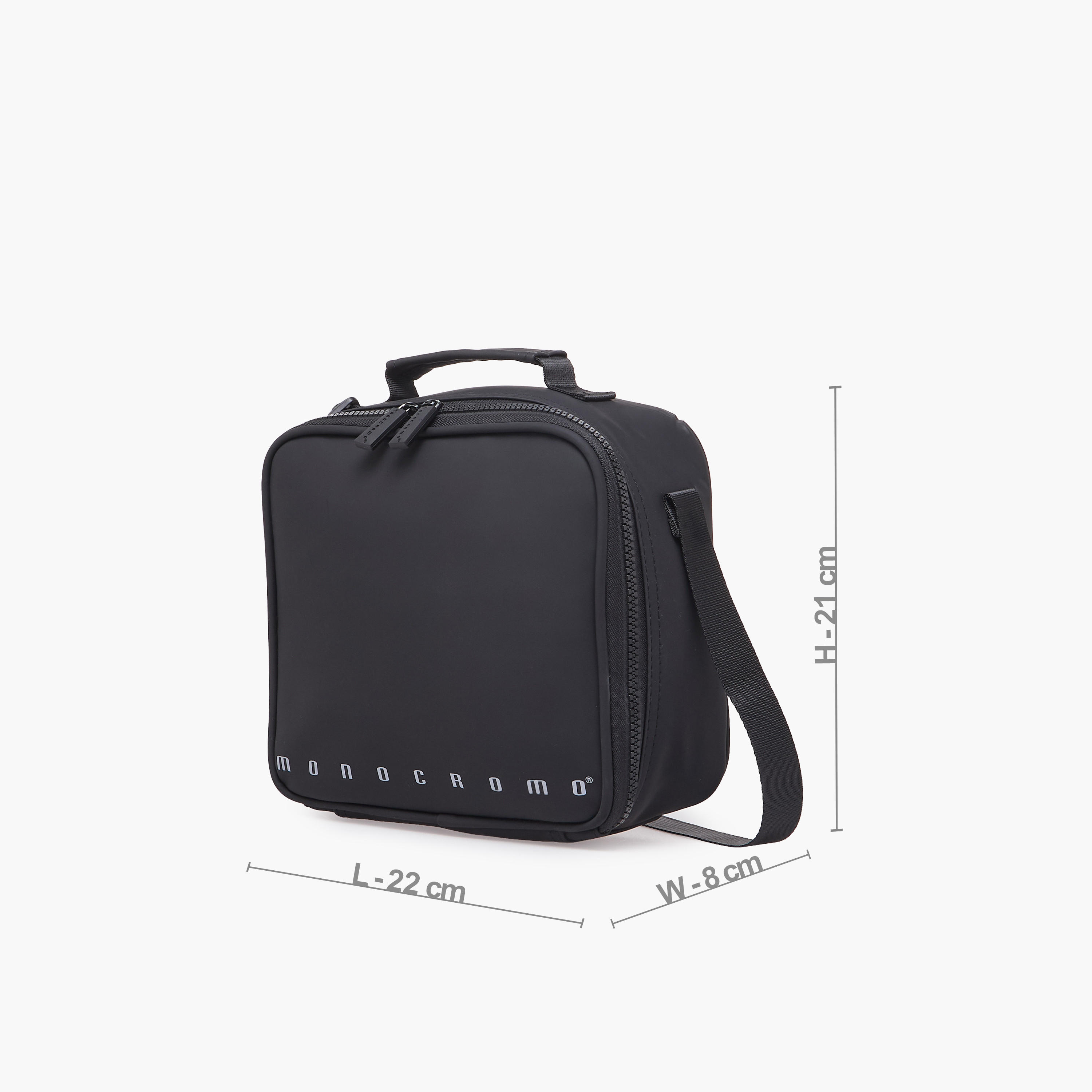 Monocromo Solid Lunch Bag for Boys 8-13 Years with Adjustable Strap-school-lunchessentials-lunchbags-image-7