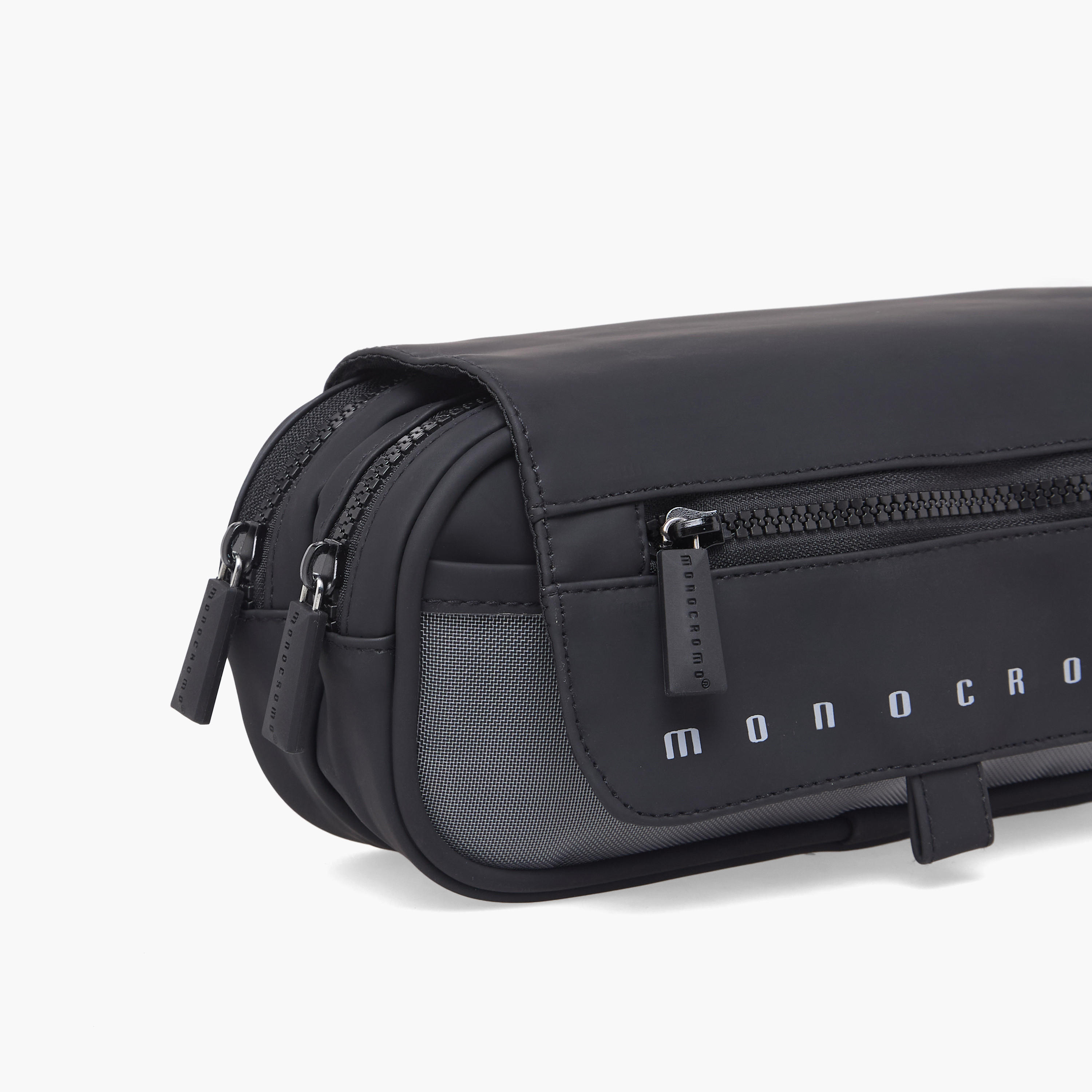 Monocromo Solid Pencil Pouch with 2-Compartment-school-stationery-pencilcases-image-4
