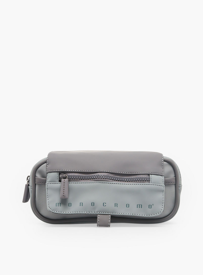 Monocromo Solid Pencil Pouch with 2 Compartments-school-stationery-pencilcases-image-1