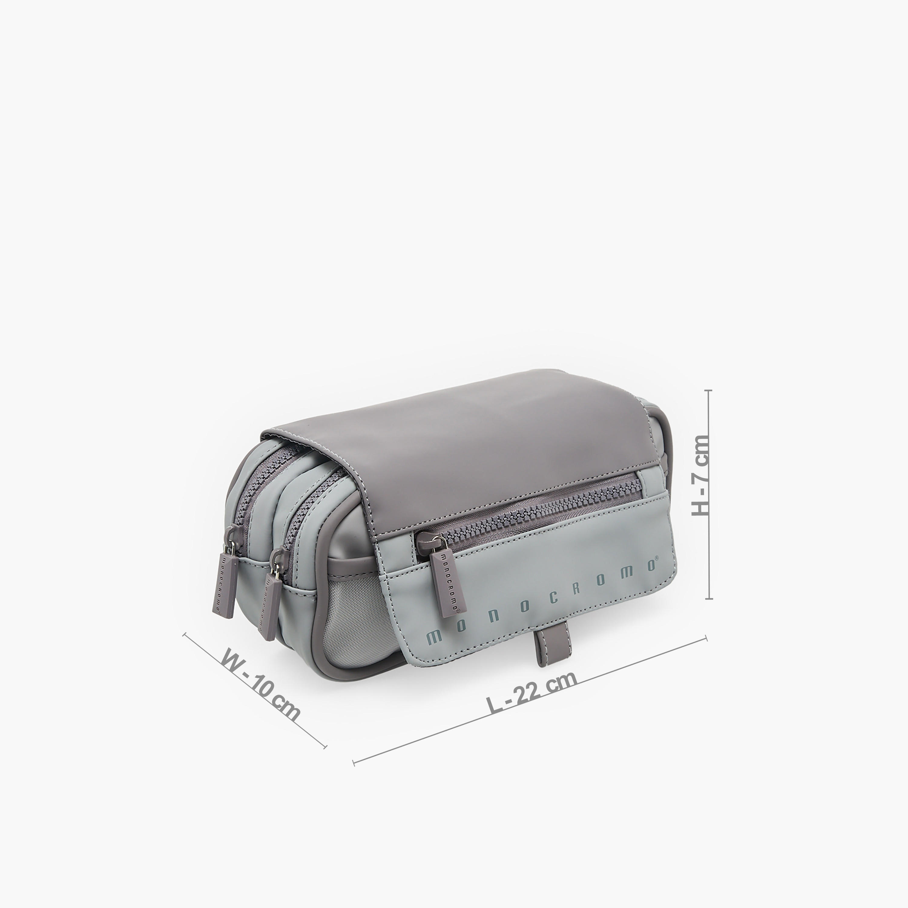 Monocromo Solid Pencil Pouch with 2 Compartments-school-stationery-pencilcases-image-3