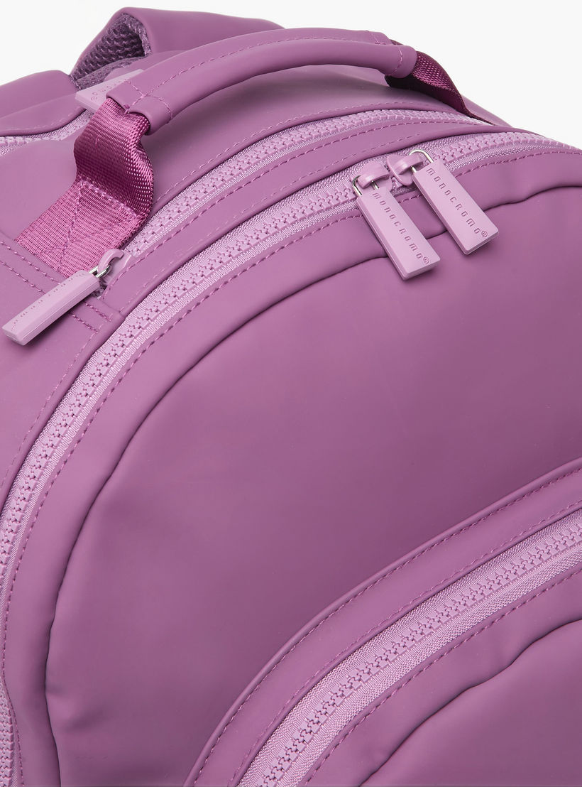 Monocromo Solid Backpack for Girls 8-13 Years with Adjustable Shoulder Straps - 18 inches-school-bagsandbackpacks-backpacks-image-4