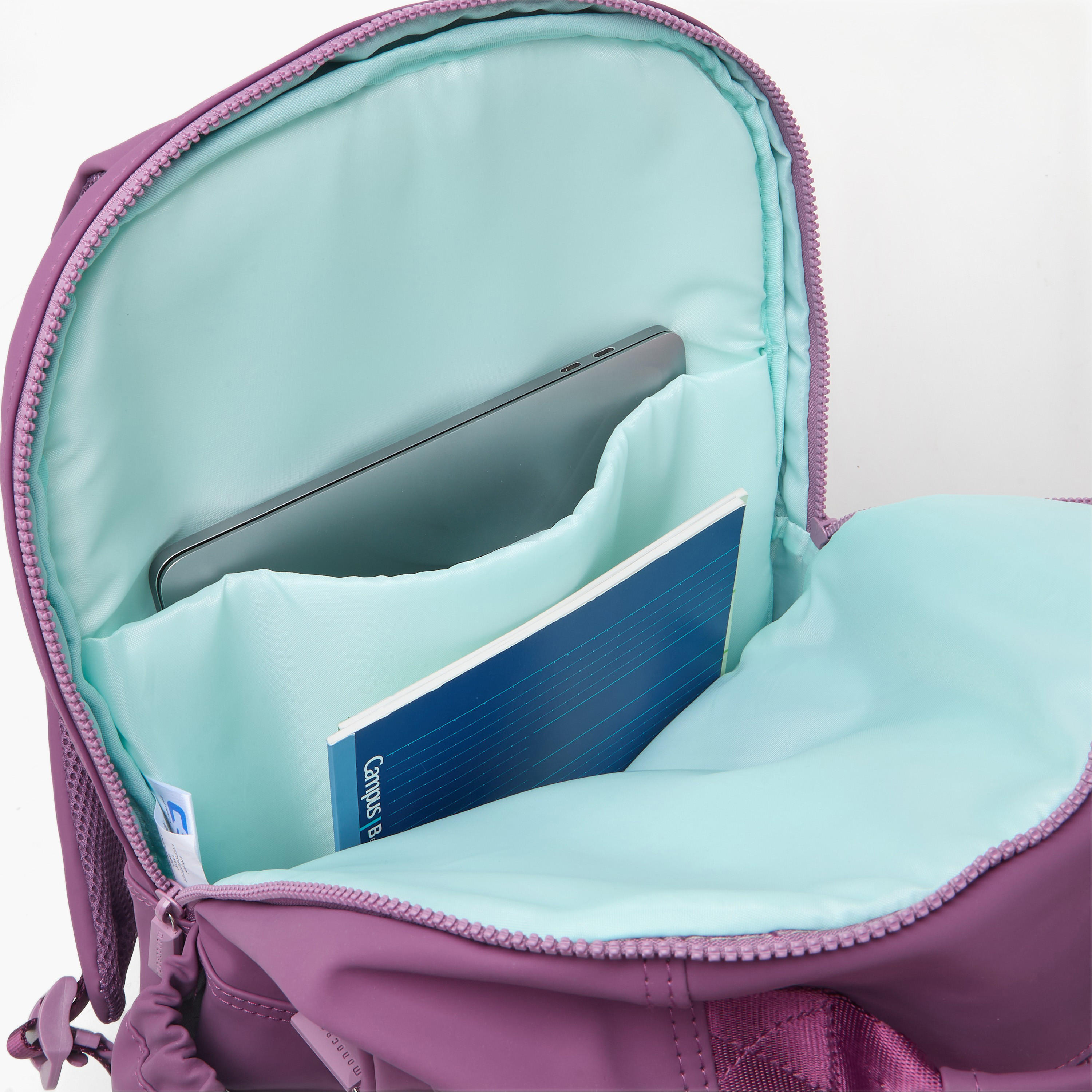 Monocromo Solid Backpack for Girls 8-13 Years with Adjustable Shoulder Straps - 18 inches-school-bagsandbackpacks-backpacks-image-7