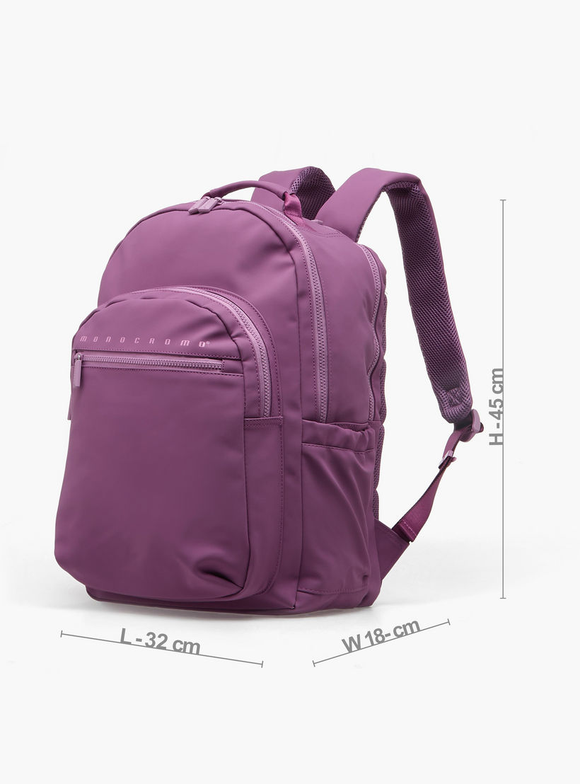 Monocromo Solid Backpack for Girls 8-13 Years with Adjustable Shoulder Straps - 18 inches-school-bagsandbackpacks-backpacks-image-8