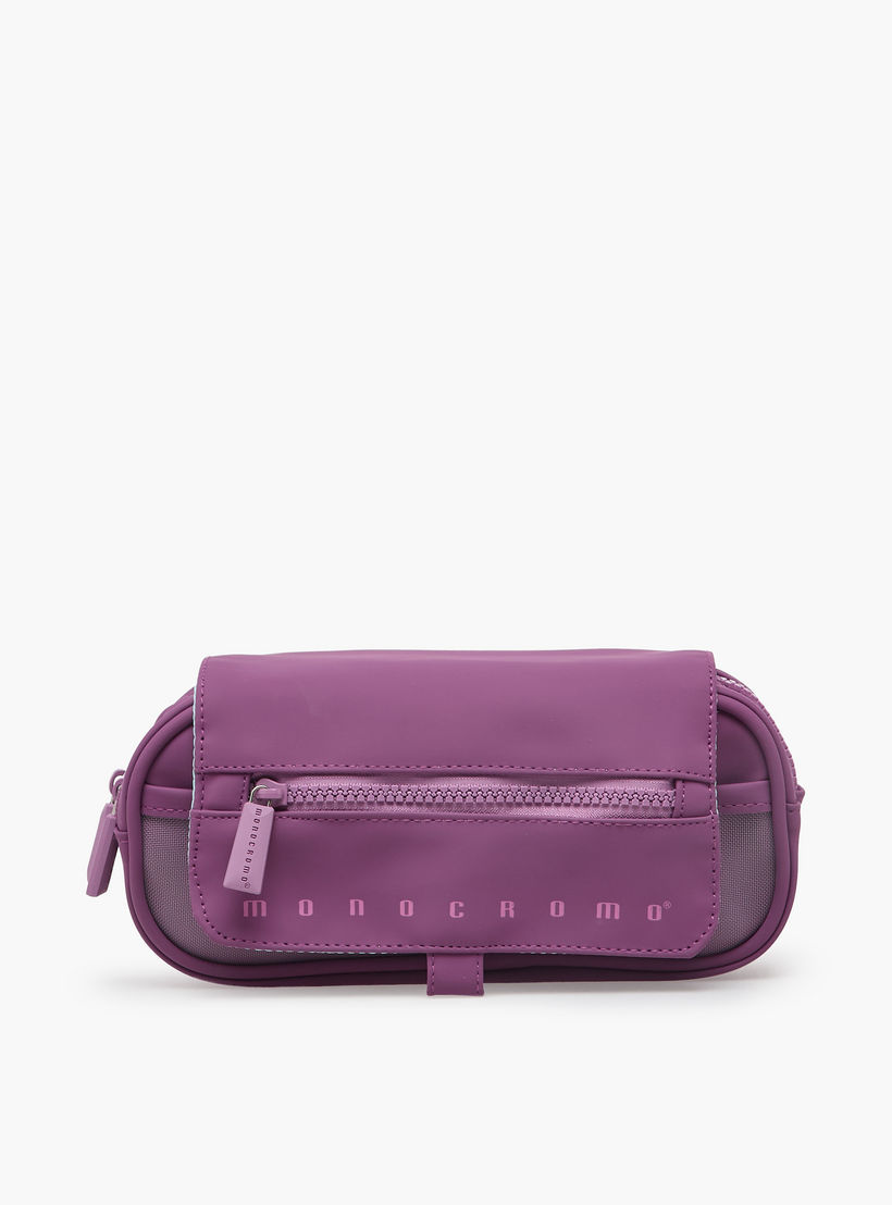 Monocromo Solid Pencil Pouch with 2 Compartments-school-stationery-pencilcases-image-1