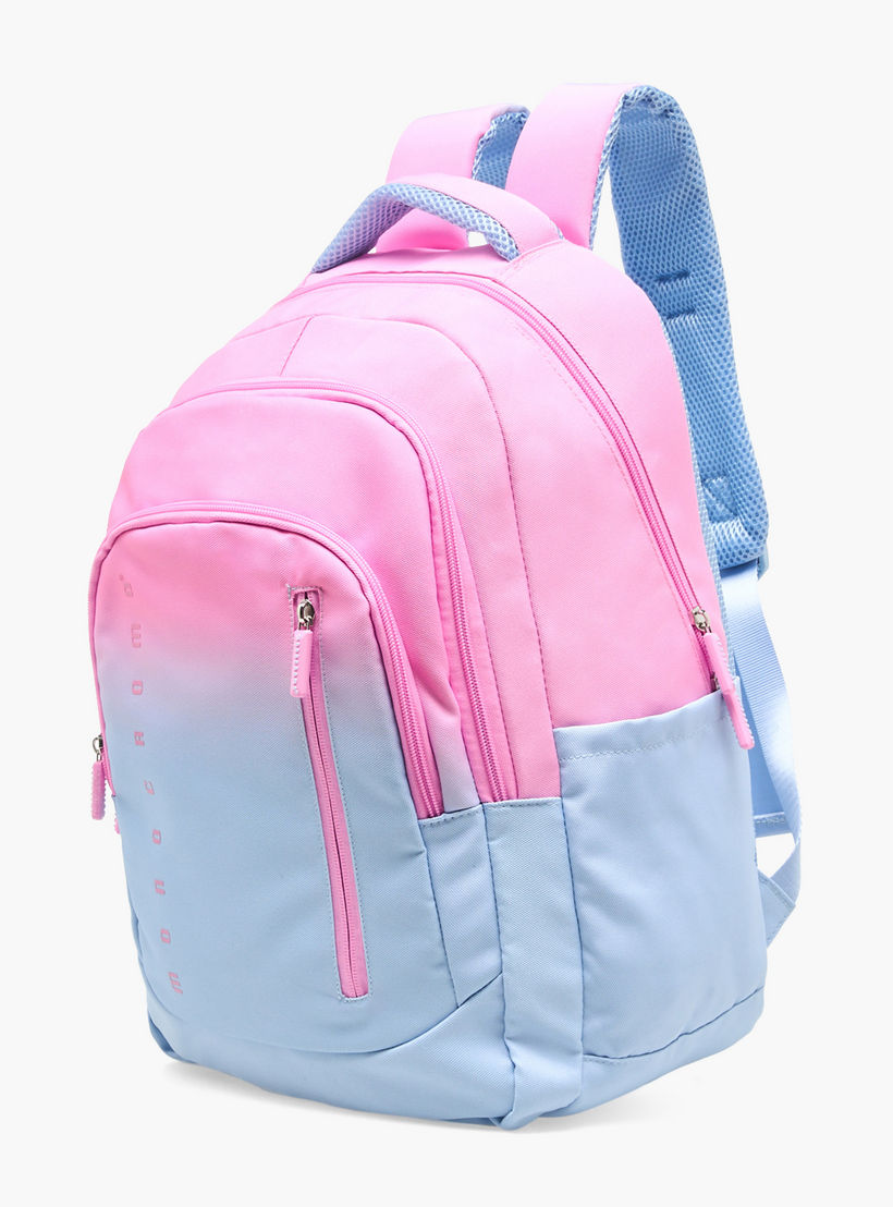 Monocromo Ombre Backpack for Girls 8-13 Years with Padded Shoulder Straps - 18 inches-school-bagsandbackpacks-backpacks-image-5