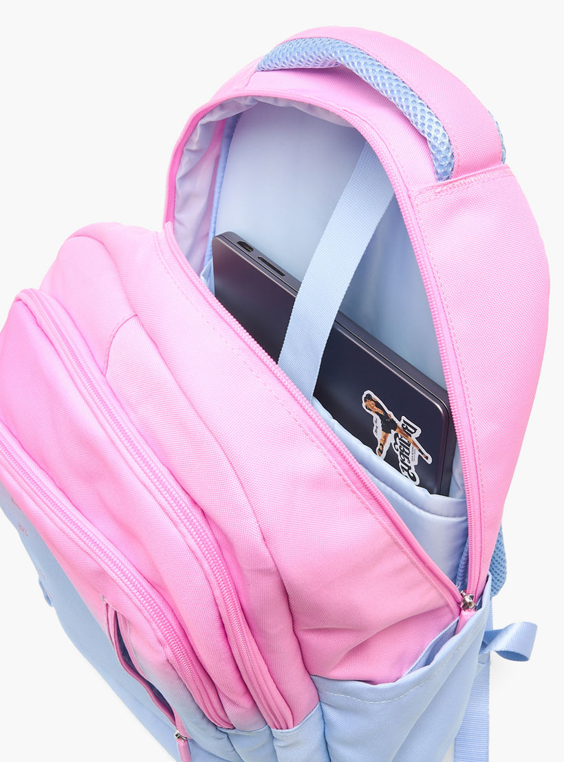 Monocromo Ombre Backpack for Girls 8-13 Years with Padded Shoulder Straps - 18 inches-school-bagsandbackpacks-backpacks-image-4