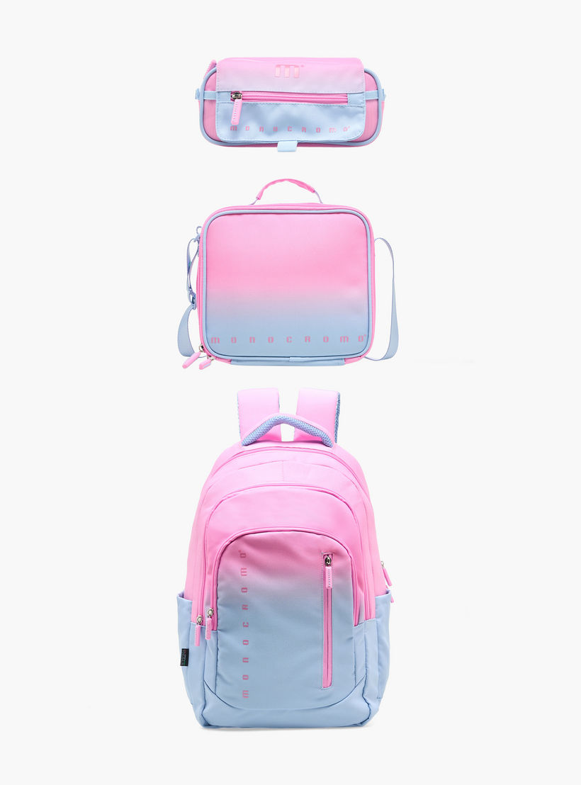 Monocromo Ombre Backpack for Girls 8-13 Years with Padded Shoulder Straps - 18 inches-school-bagsandbackpacks-backpacks-image-8