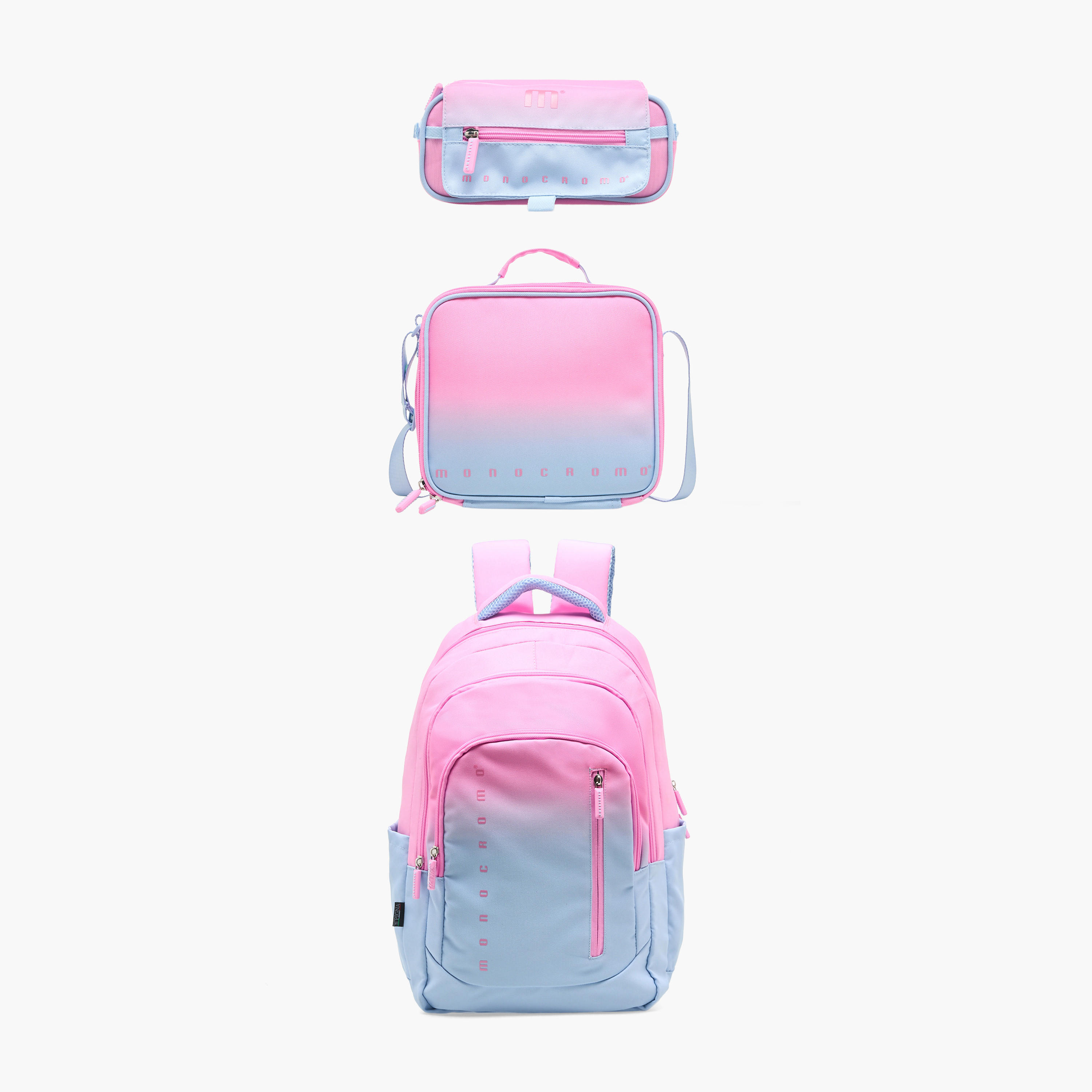 Monocromo Ombre Pencil Pouch with 3-Compartment-school-stationery-pencilcases-image-7