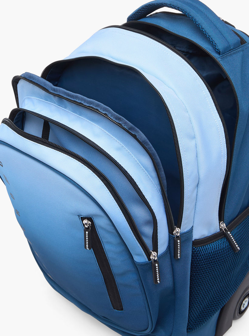 Monocromo Ombre Trolley Bag for Boys 8-13 Years with Retractable Handle - 19 inches-school-bagsandbackpacks-trolleybags-image-7