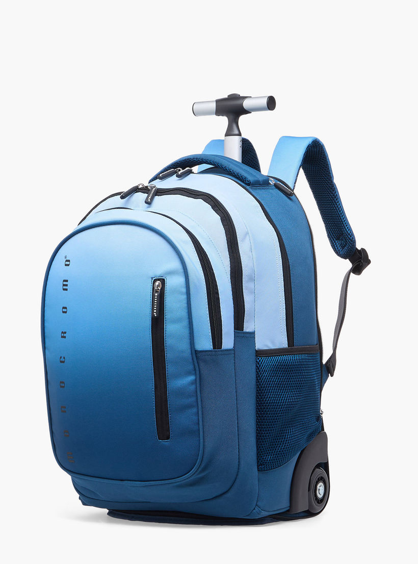 Monocromo Ombre Trolley Bag for Boys 8-13 Years with Retractable Handle - 19 inches-school-bagsandbackpacks-trolleybags-image-8