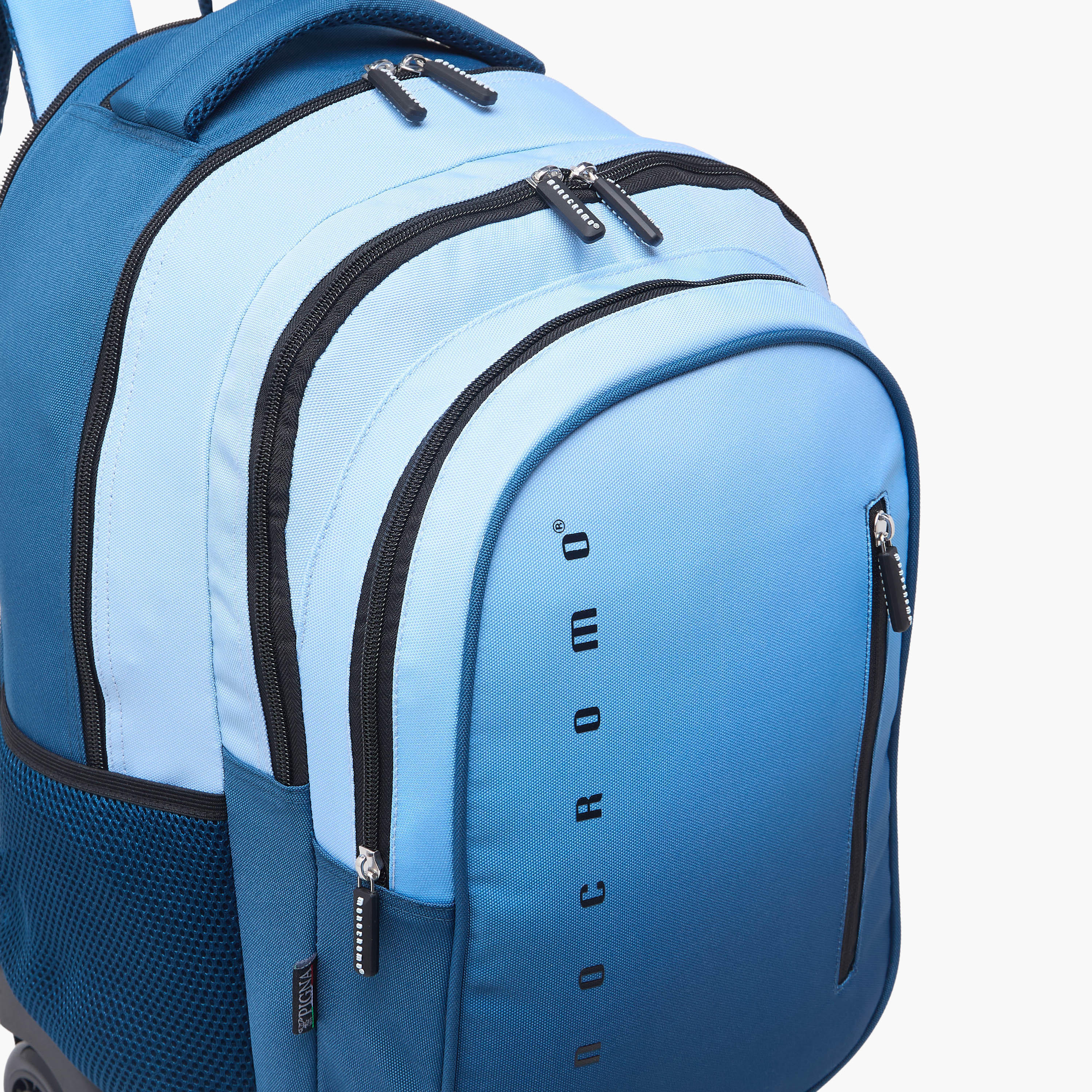 Monocromo Ombre Trolley Bag for Boys 8-13 Years with Retractable Handle - 19 inches-school-bagsandbackpacks-trolleybags-image-3