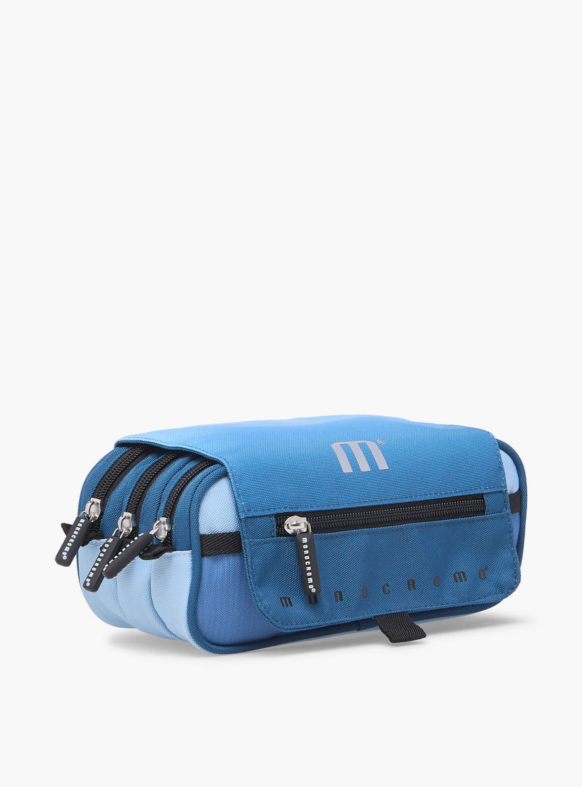 Monocromo Ombre Pencil Pouch with 3 Compartments-school-stationery-pencilcases-image-2