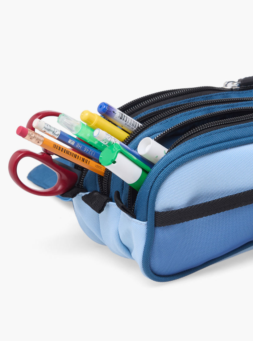 Monocromo Ombre Pencil Pouch with 3 Compartments-school-stationery-pencilcases-image-5