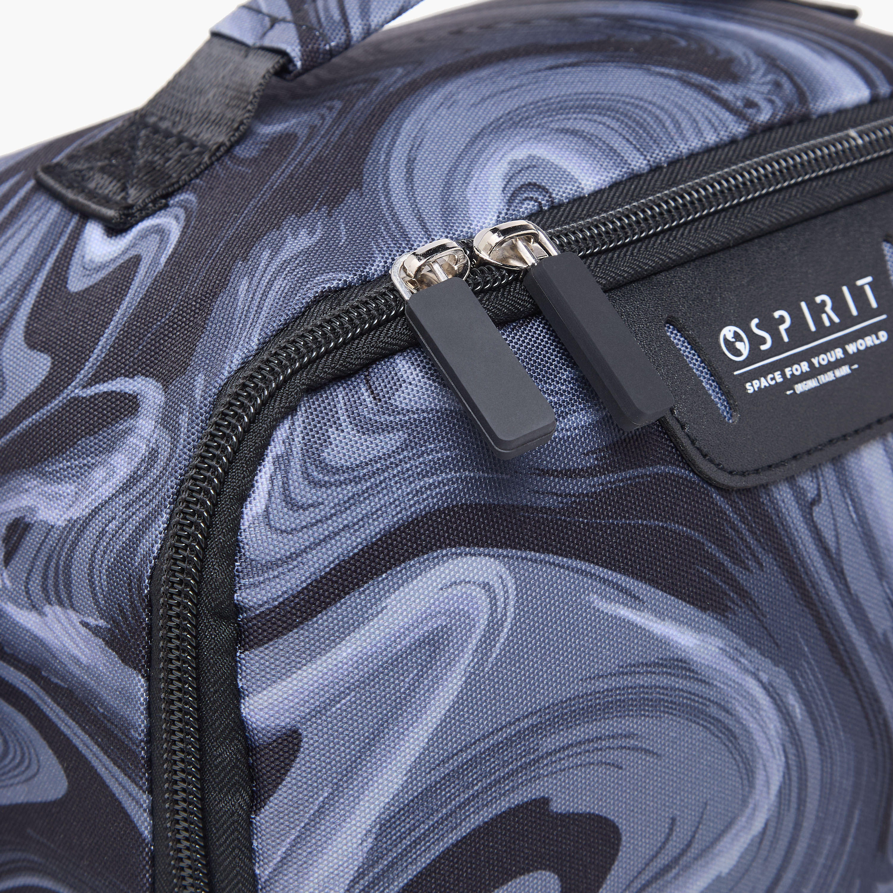 Spirit Marble Print Lunch Bag for Boys 8-13 Years with Zip Closure-school-lunchessentials-lunchbags-image-5