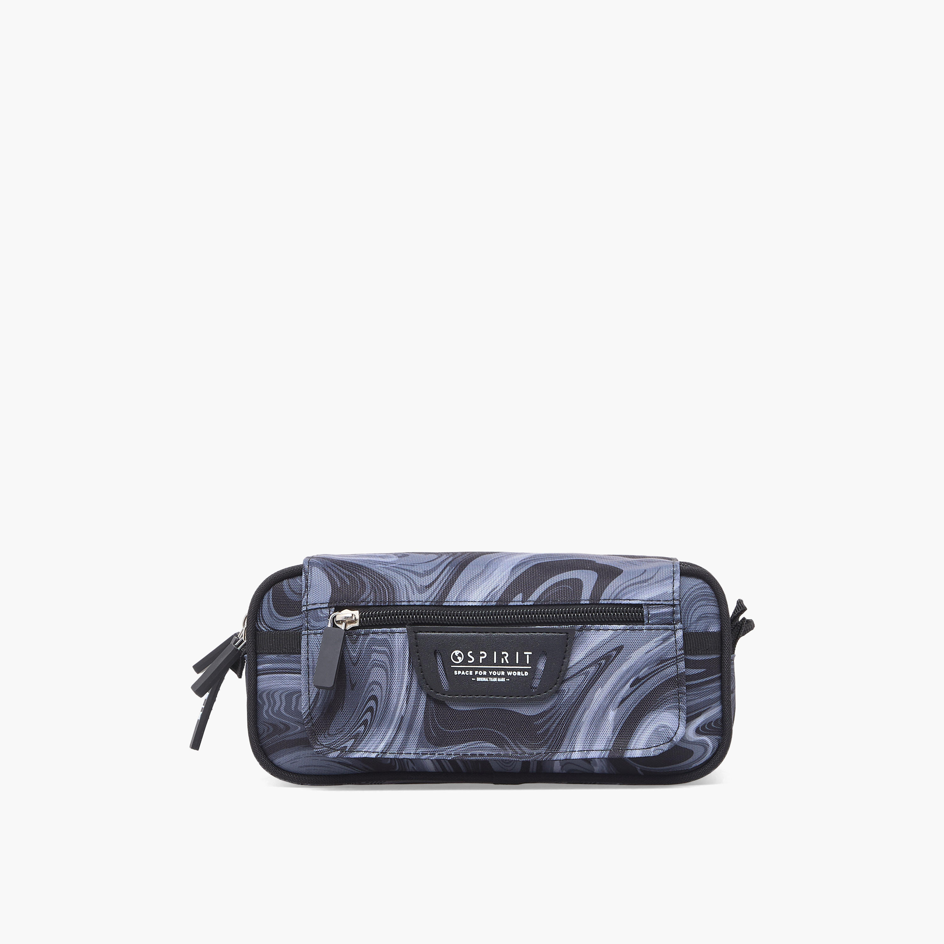 Spirit Swirl Print Pencil Pouch with 3 Compartments-school-stationery-pencilcases-image-1