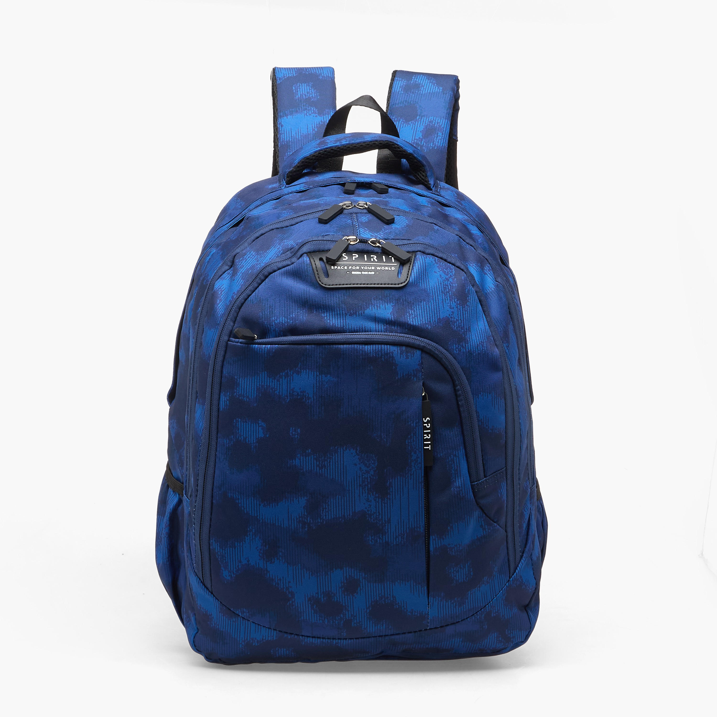 Spirit Printed Backpack for Boys 8-13 Years with Adjustable Shoulder Straps - 19 inches-school-bagsandbackpacks-backpacks-image-1