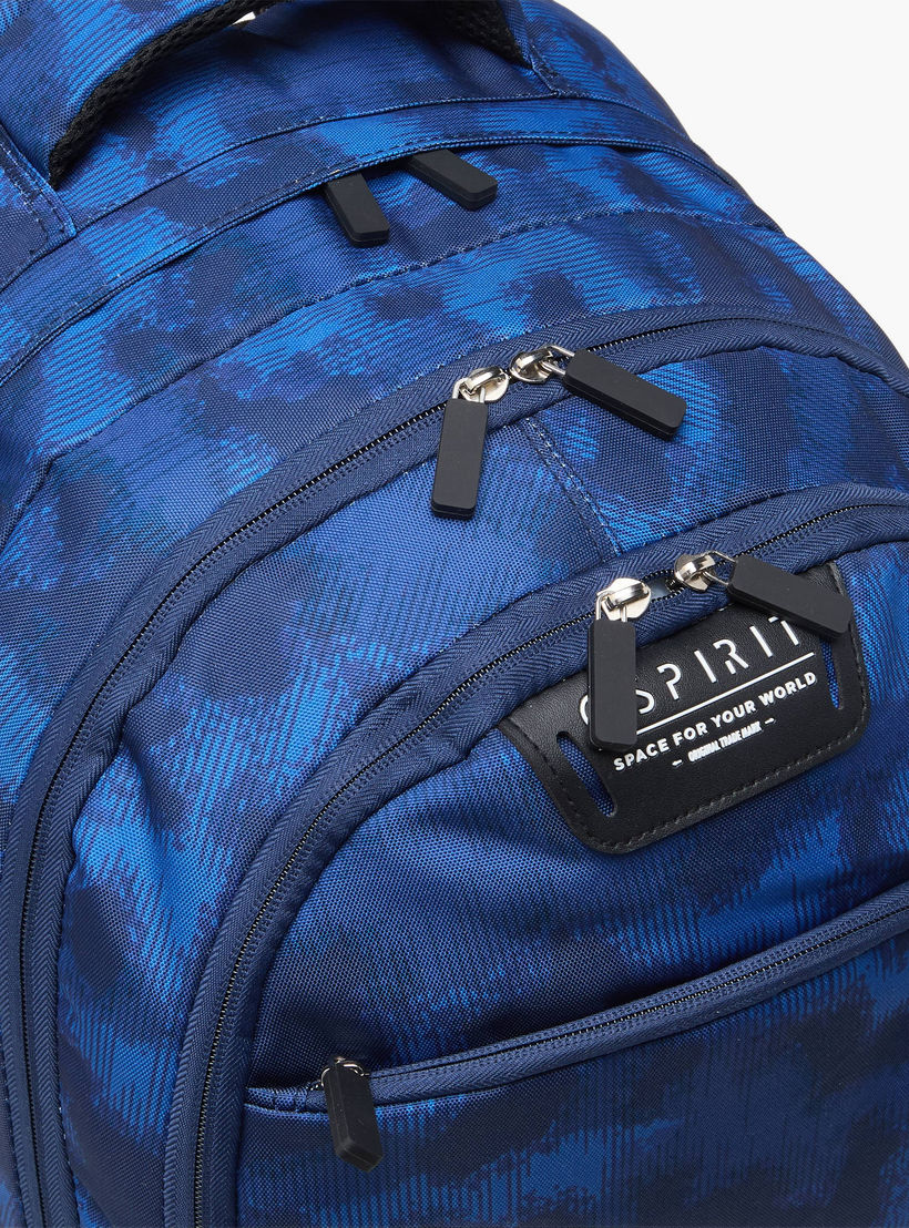 Spirit Printed Backpack for Boys 8-13 Years with Adjustable Shoulder Straps - 19 inches-school-bagsandbackpacks-backpacks-image-3