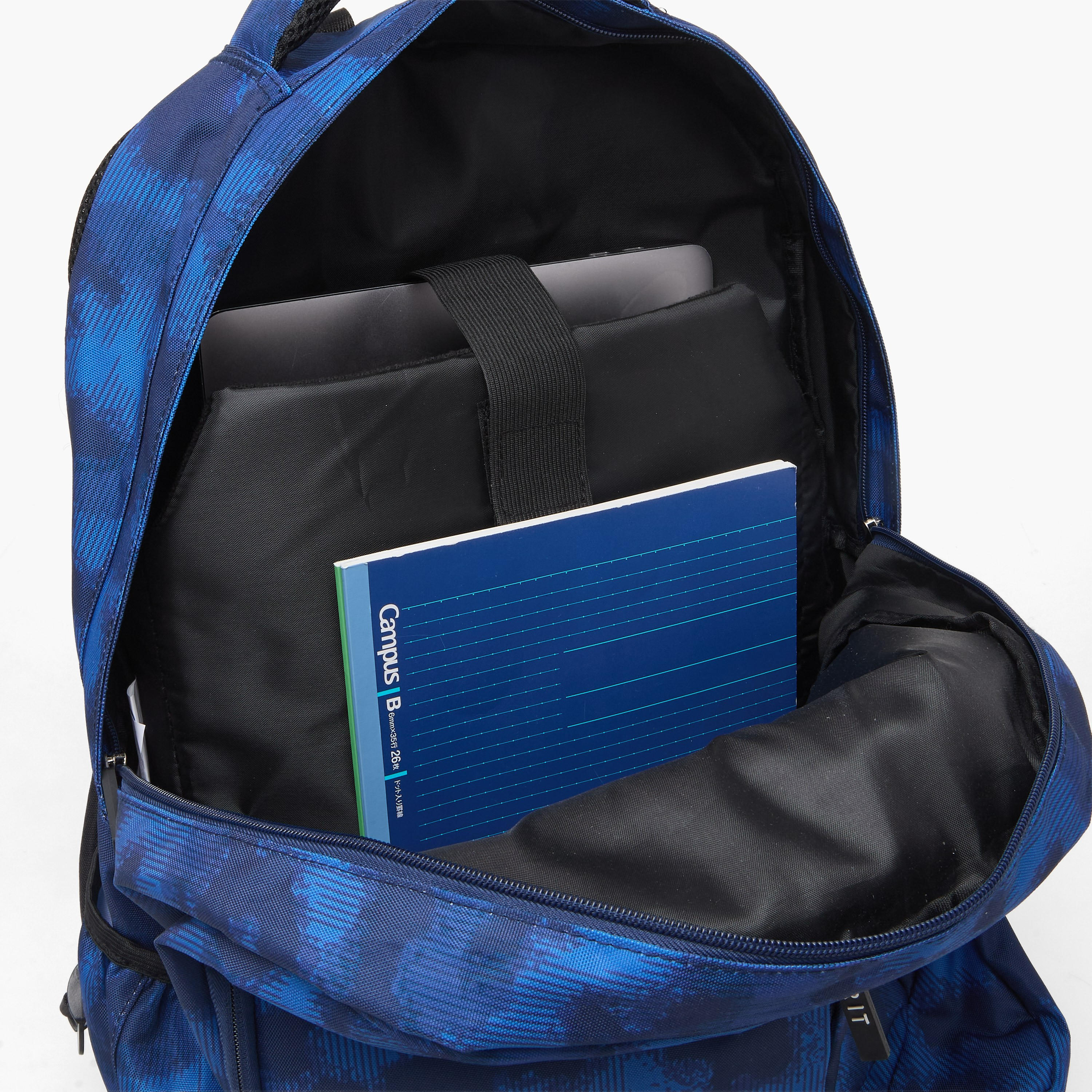 Spirit Printed Backpack for Boys 8-13 Years with Adjustable Shoulder Straps - 19 inches-school-bagsandbackpacks-backpacks-image-7