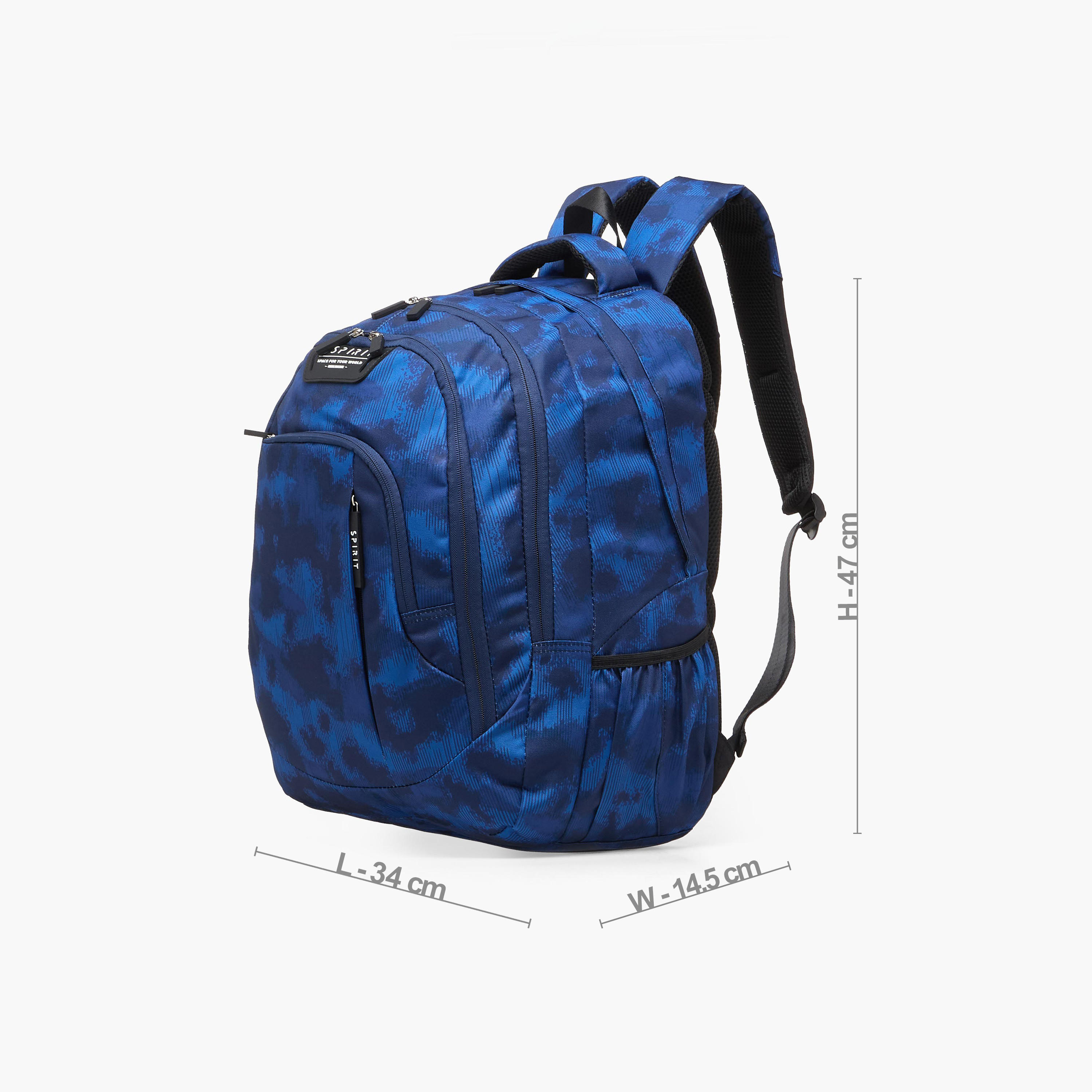 Spirit Printed Backpack for Boys 8-13 Years with Adjustable Shoulder Straps - 19 inches-school-bagsandbackpacks-backpacks-image-8