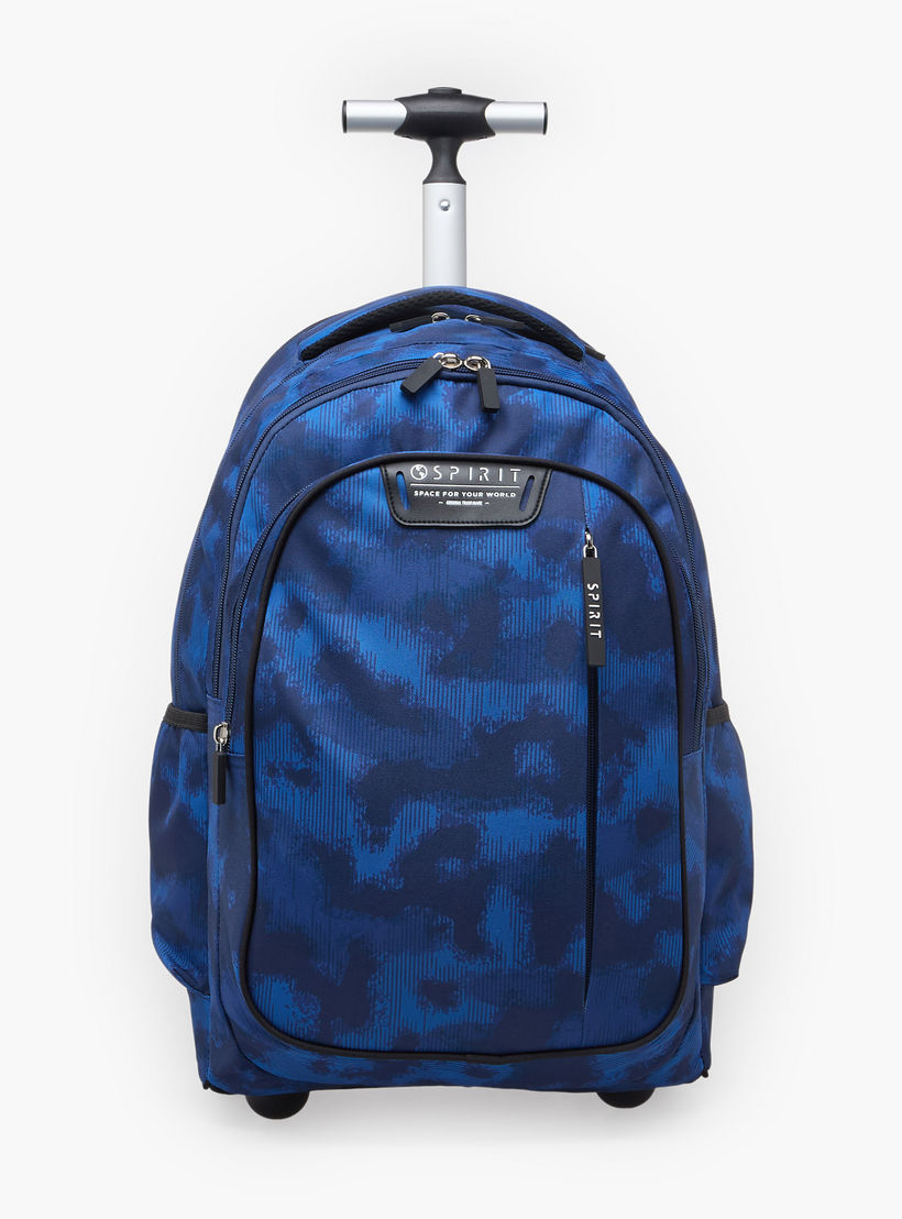 Spirit Printed Trolley Backpack for Boys 8-13 Years with Retractable Handle - 19 inches-school-bagsandbackpacks-trolleybags-image-1