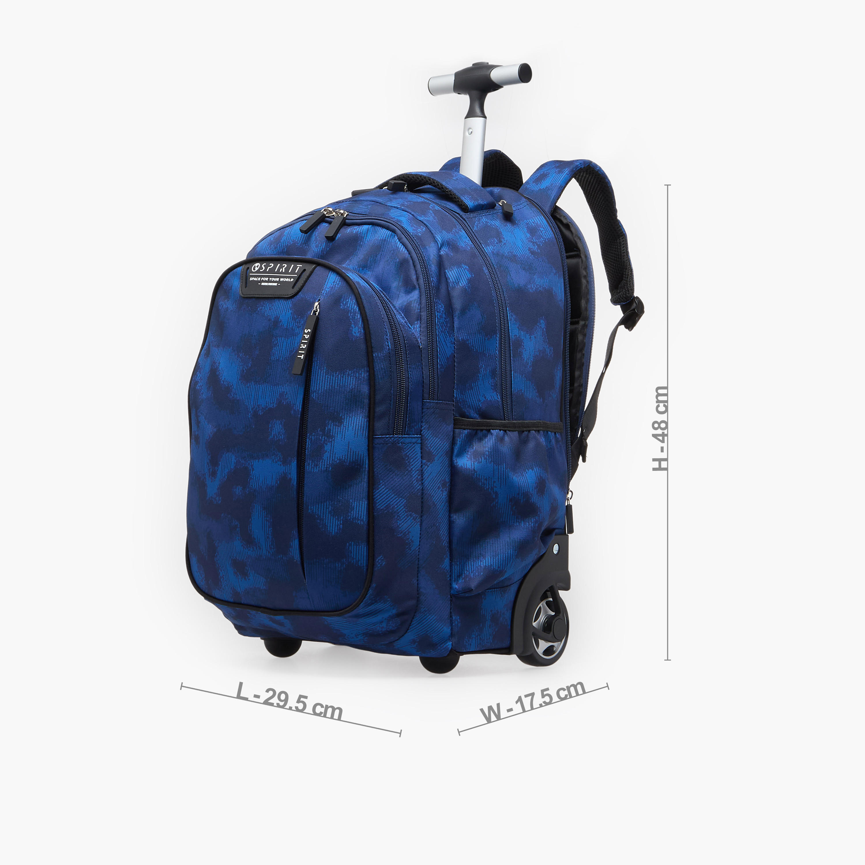 Spirit Printed Trolley Backpack for Boys 8-13 Years with Retractable Handle - 19 inches-school-bagsandbackpacks-trolleybags-image-11