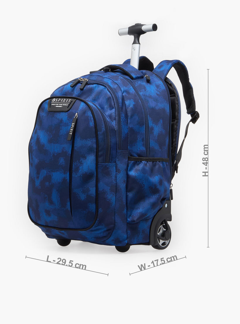 Spirit Printed Trolley Backpack for Boys 8-13 Years with Retractable Handle - 19 inches-school-bagsandbackpacks-trolleybags-image-11