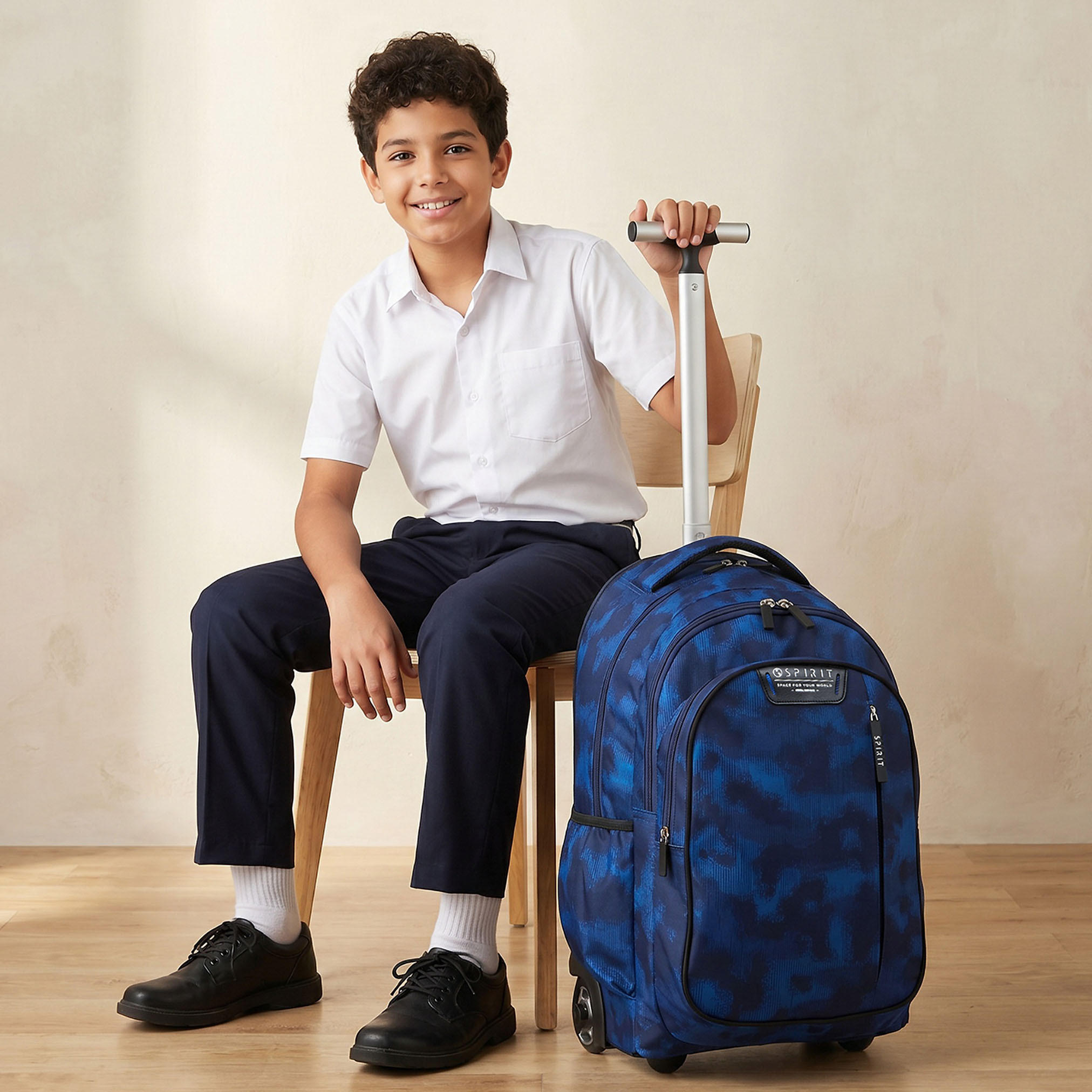 Spirit Printed Trolley Backpack for Boys 8-13 Years with Retractable Handle - 19 inches-school-bagsandbackpacks-trolleybags-image-3