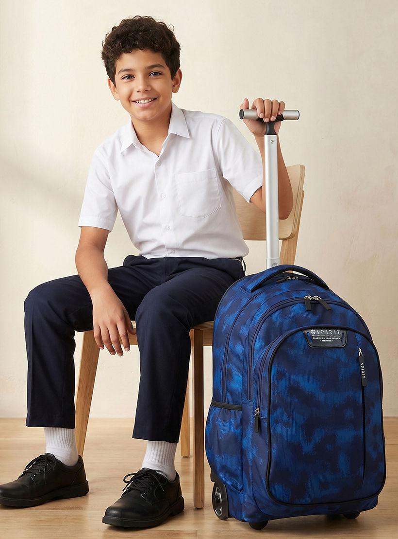 Spirit Printed Trolley Backpack for Boys 8-13 Years with Retractable Handle - 19 inches-school-bagsandbackpacks-trolleybags-image-3