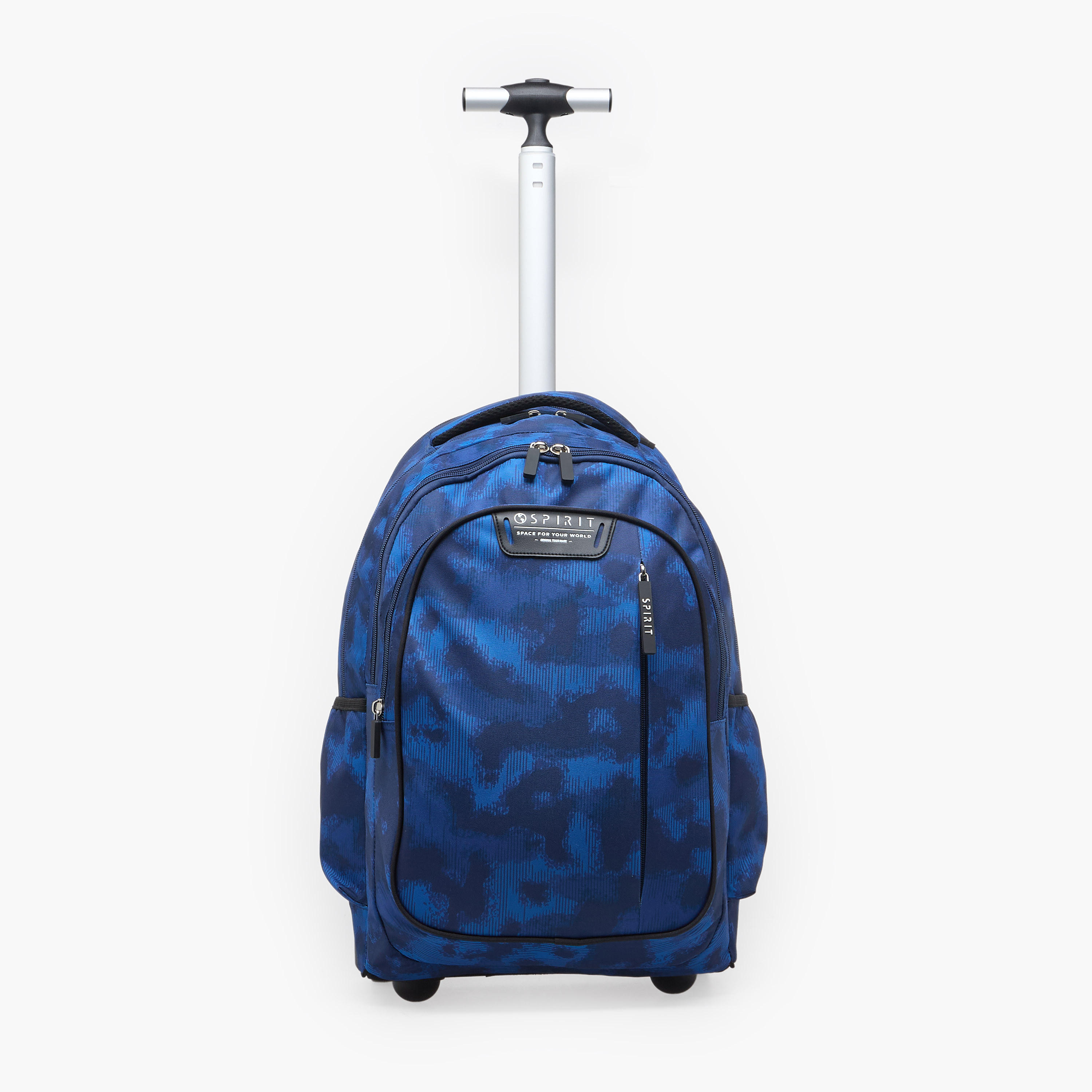 Spirit Printed Trolley Backpack for Boys 8-13 Years with Retractable Handle - 19 inches-school-bagsandbackpacks-trolleybags-image-4