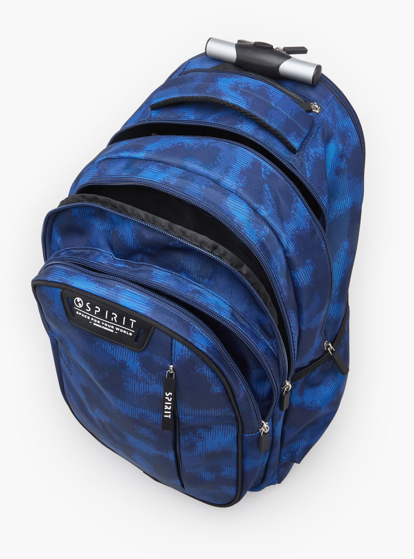Spirit Printed Trolley Backpack for Boys 8-13 Years with Retractable Handle - 19 inches-school-bagsandbackpacks-trolleybags-image-9