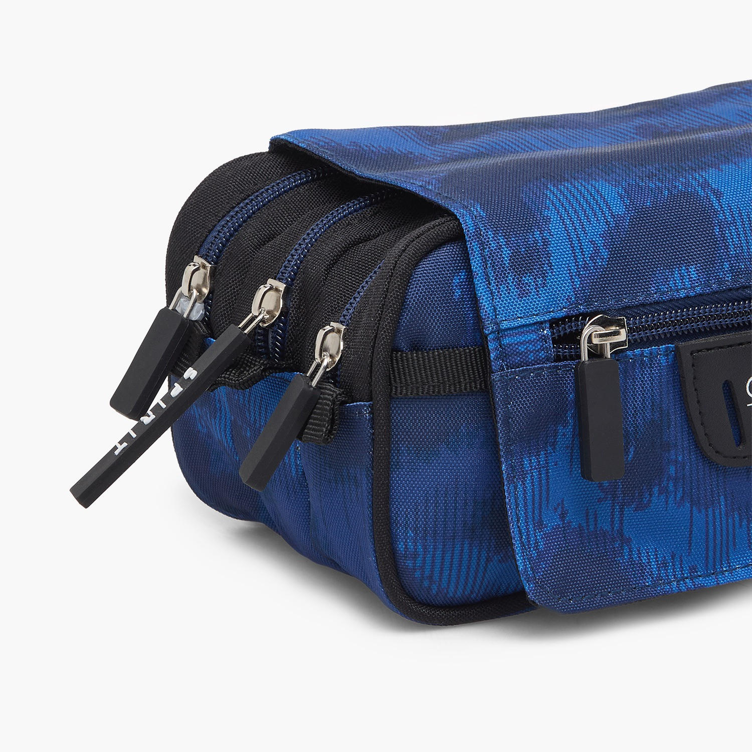 Spirit Printed Pencil Pouch with 3 Compartments-school-stationery-pencilcases-image-5