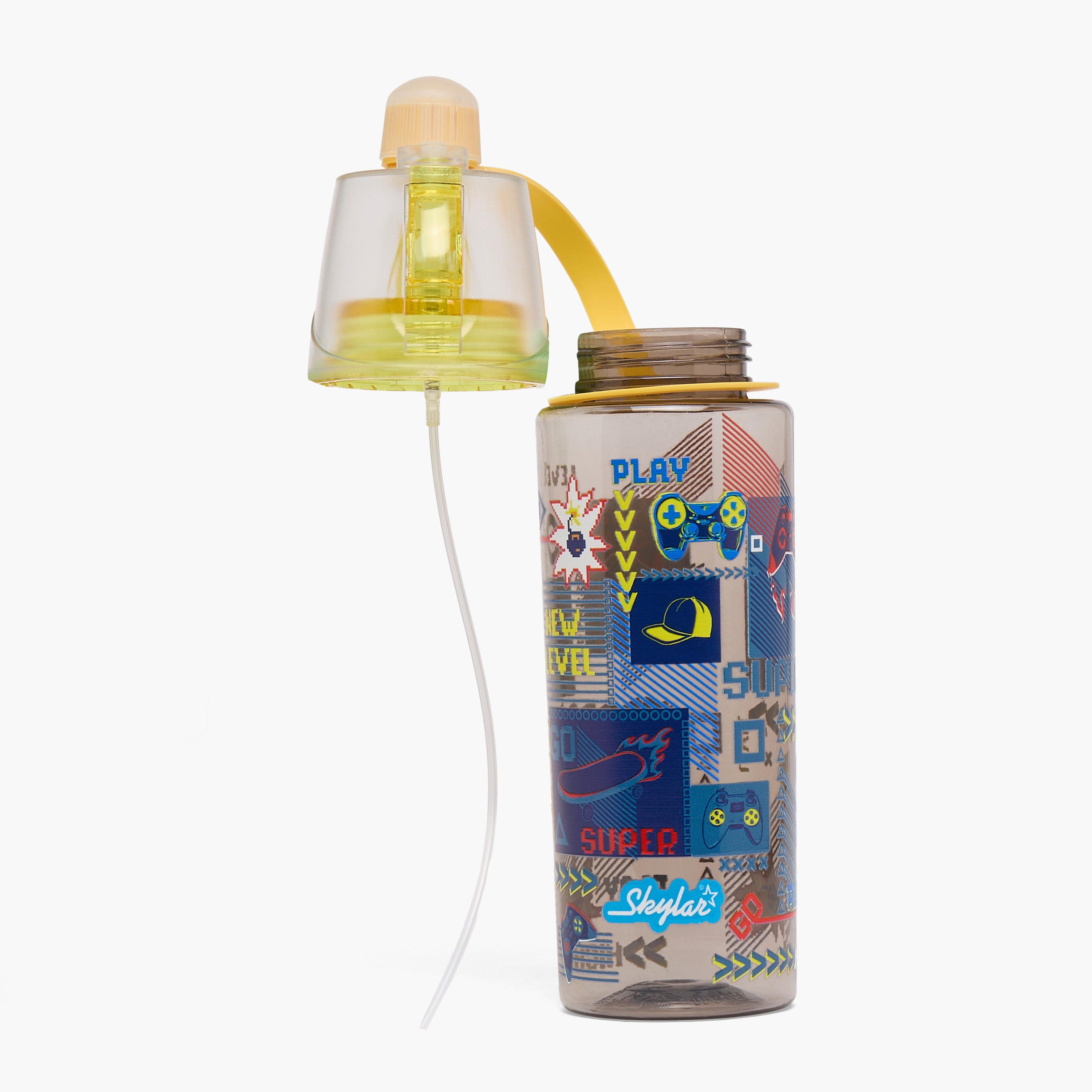 قارورة مياه تريتان بفوهة وطبعات ألعاب وخاصية رش من سكايلار-school-waterbottles-image-2