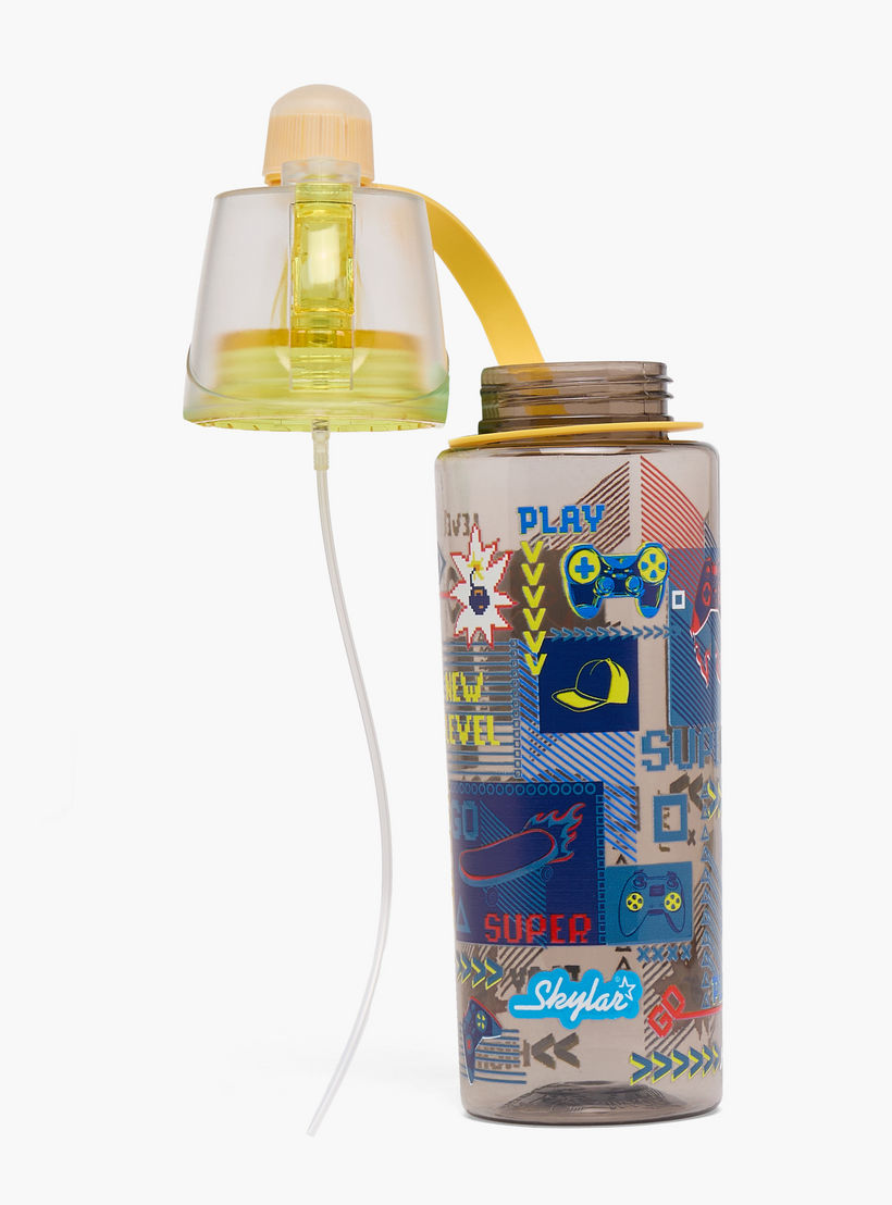 قارورة مياه تريتان بفوهة وطبعات ألعاب وخاصية رش من سكايلار-school-waterbottles-image-2