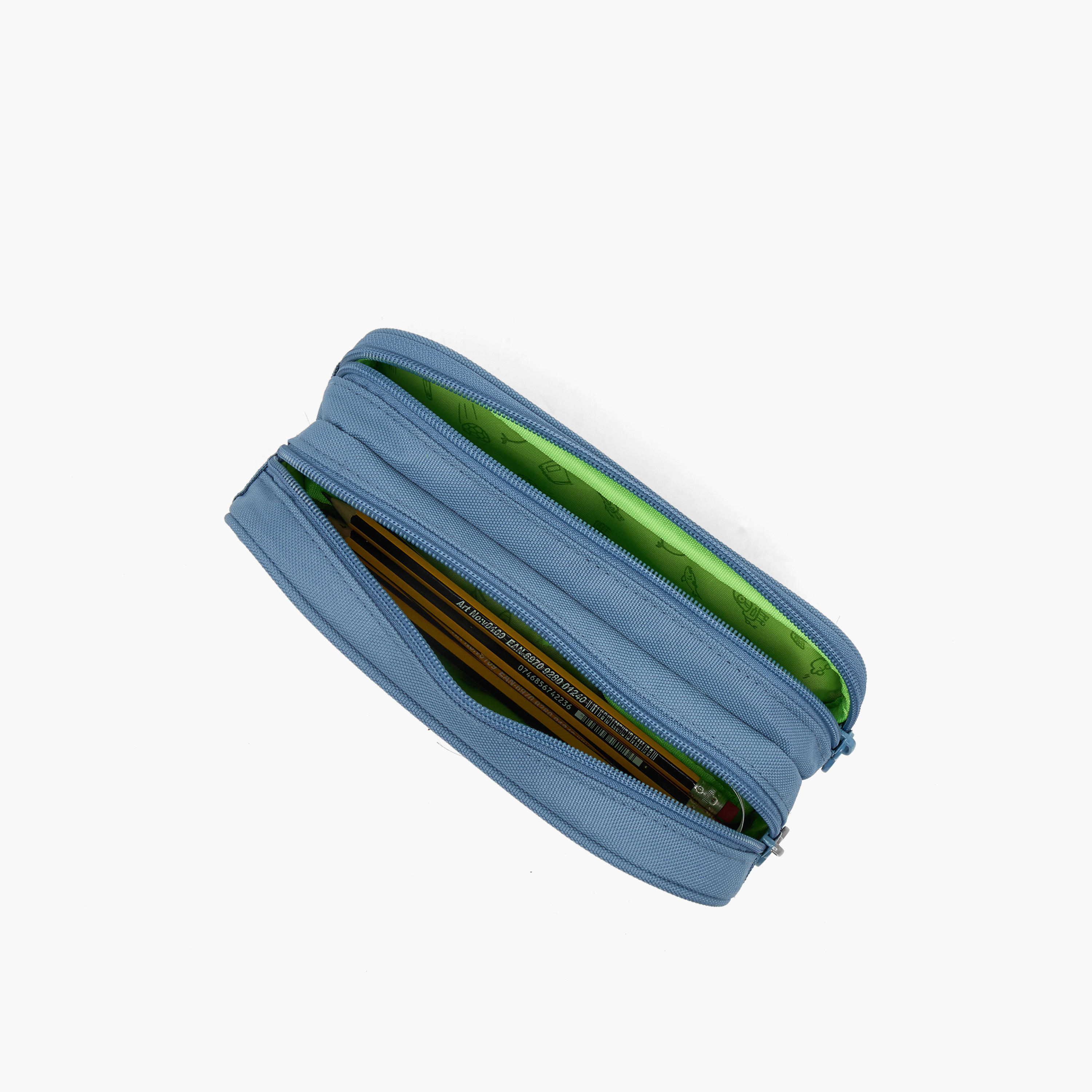 مقلمة بقسمين وطبعات روبوت من سكايلر-school-stationery-pencilcases-image-7