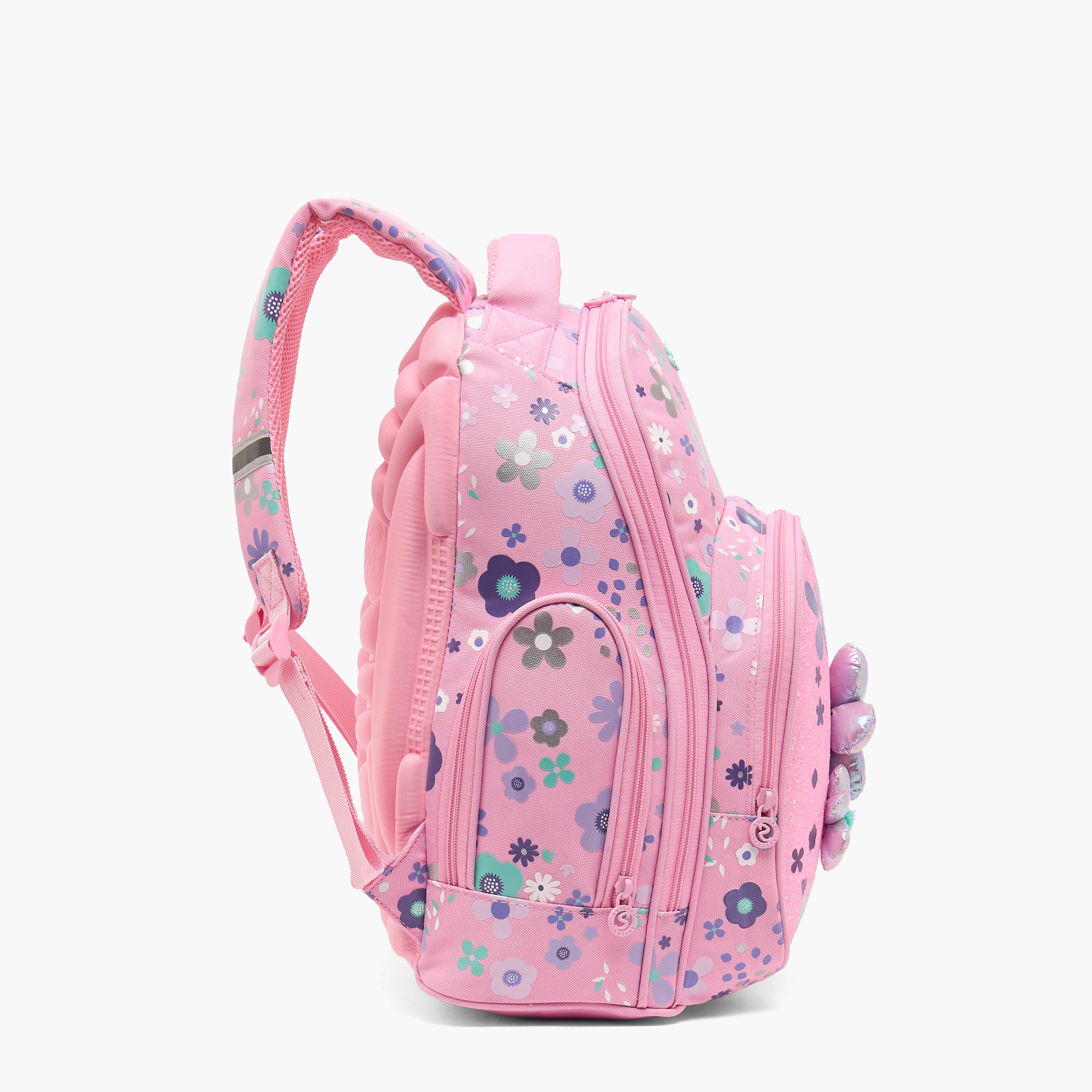 Skylar Floral Print Backpack for Girls 5-8 Years with Laptop Compartment - 16 inches-school-bagsandbackpacks-backpacks-image-8